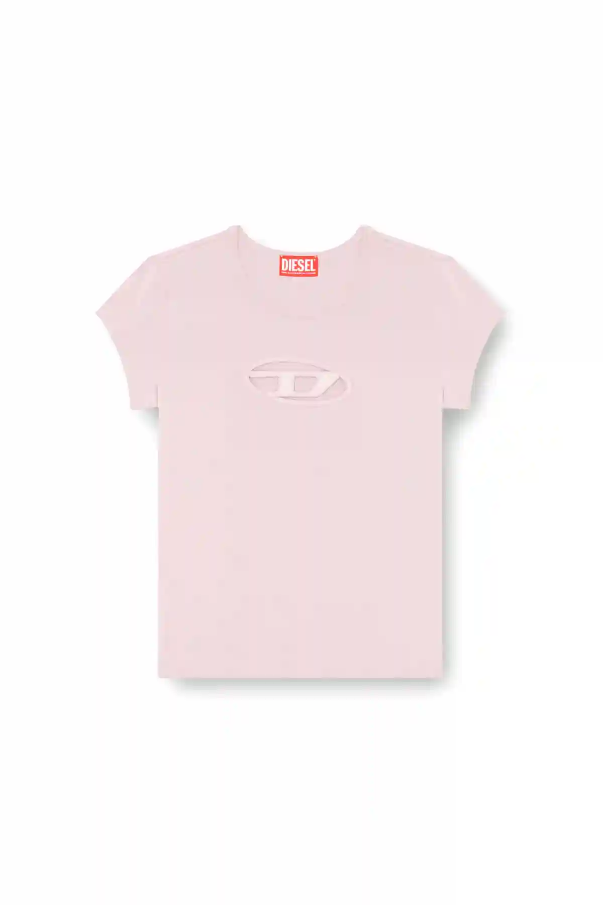 Pink T-shirt with peekaboo logo