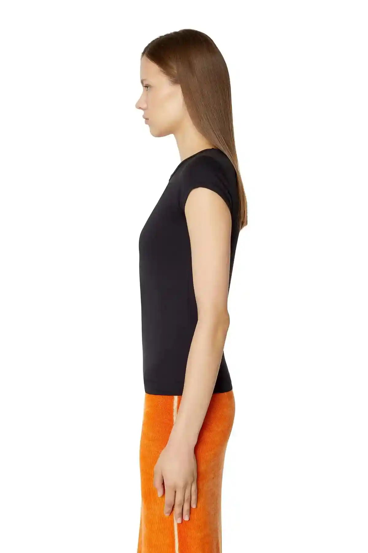 Black T-shirt with peekaboo logo