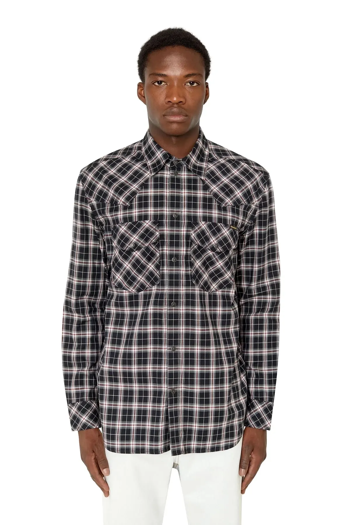 Black Western check shirt