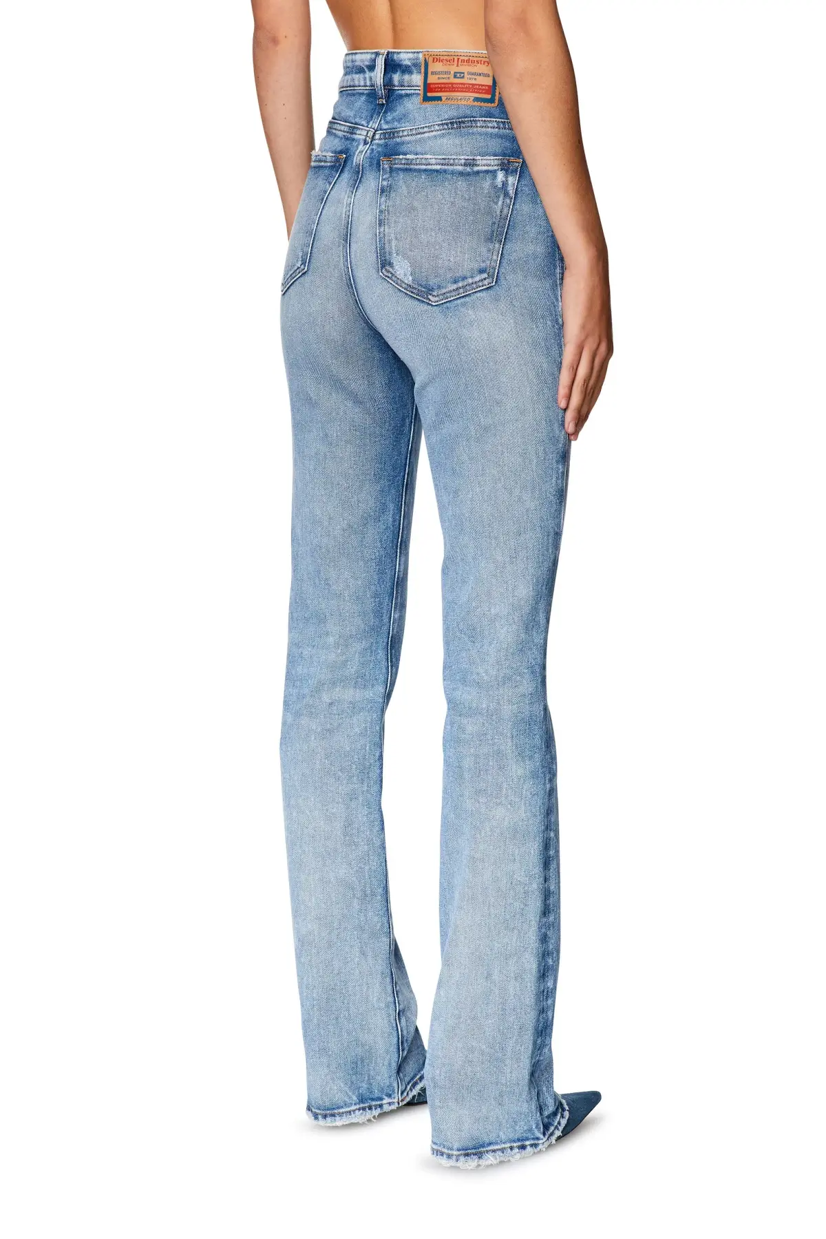 Blue Bootcut and Flare Jeans-2003 D-Escription