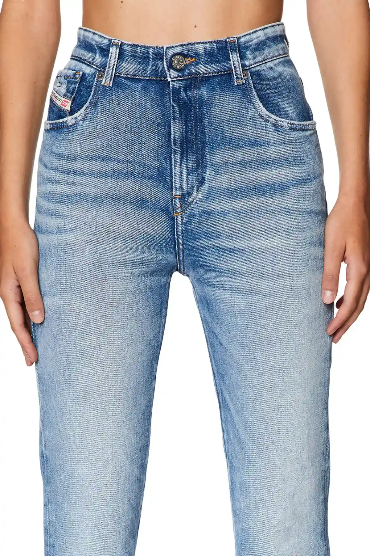 Blue Bootcut and Flare Jeans-2003 D-Escription