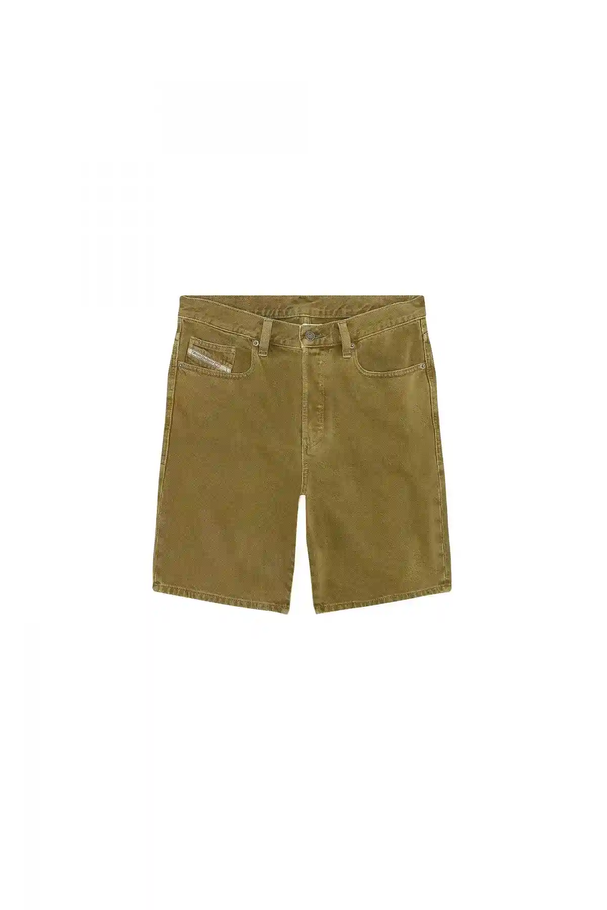 Green Coloured denim shorts