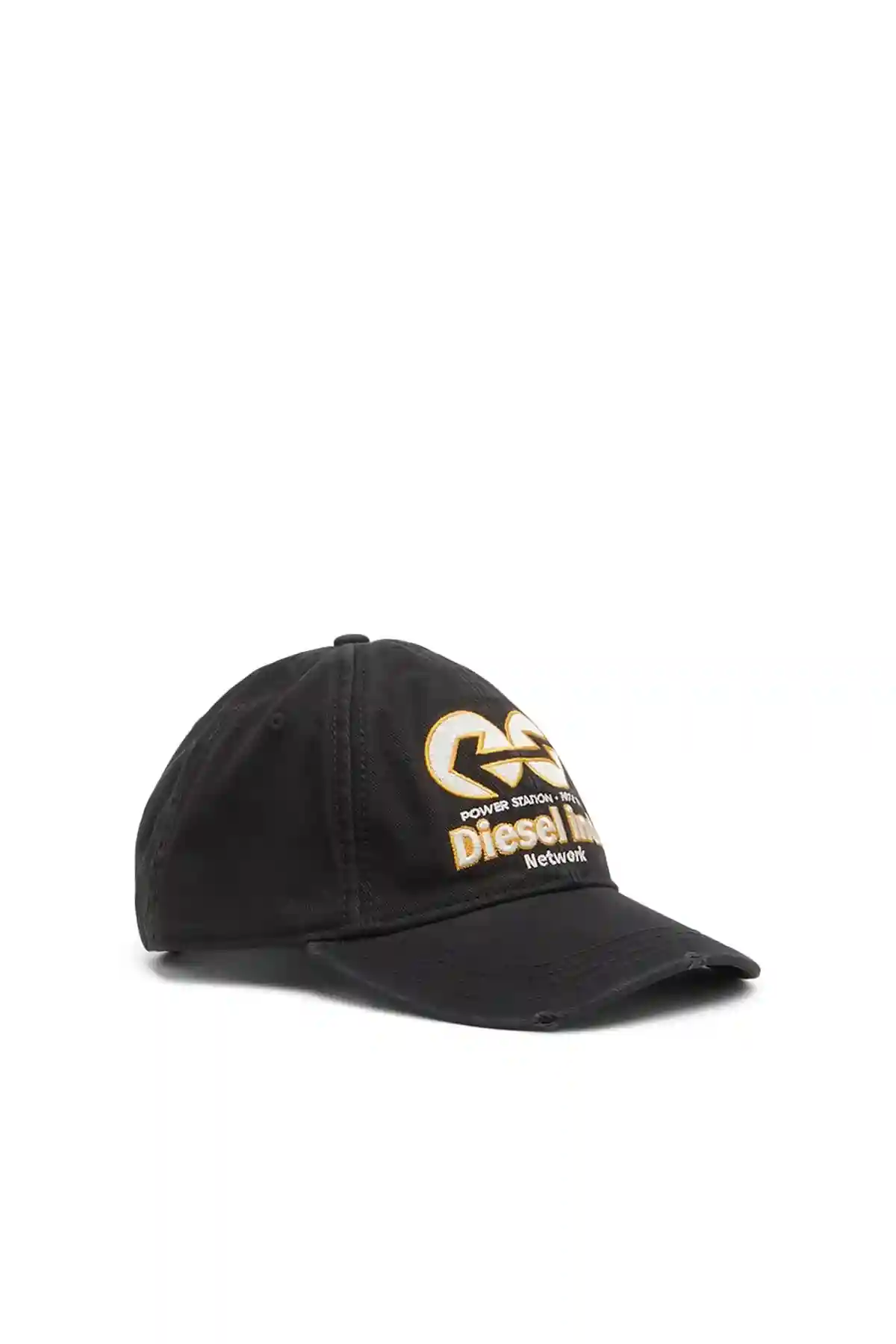 Black Baseball cap in bull denim