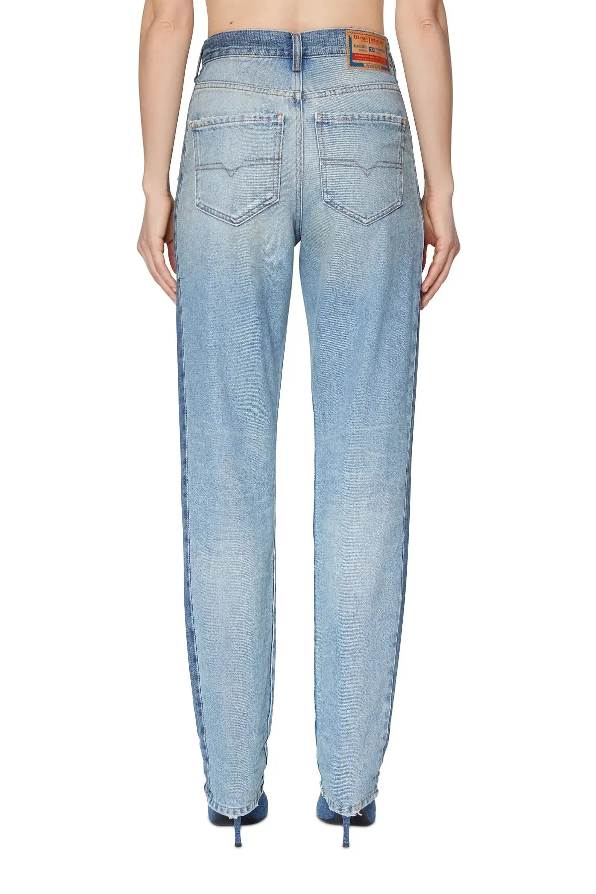 Blue Straight Jeans-1956 D-Tulip