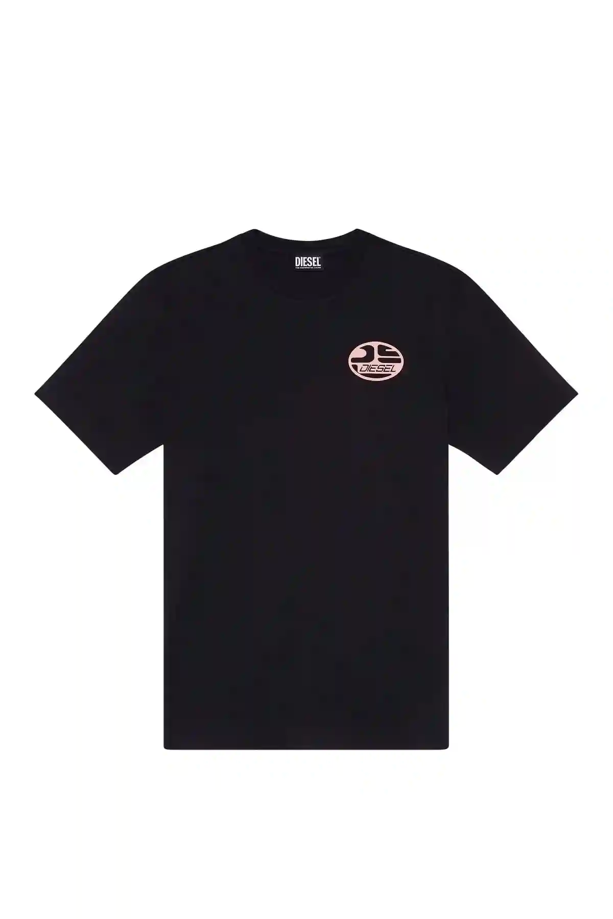 Black T-shirt with oval logos