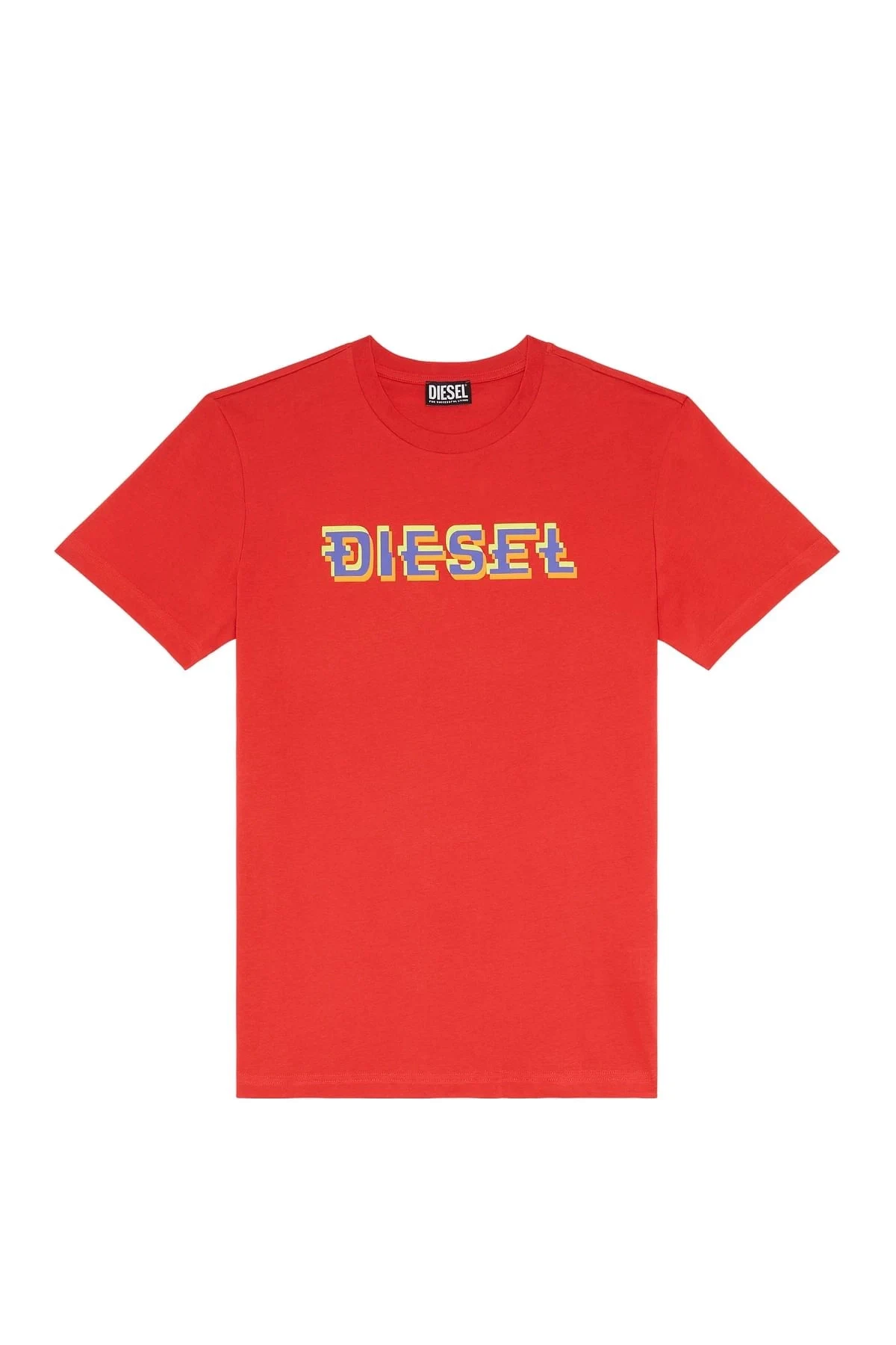 Red T-shirt with triple-tone logo