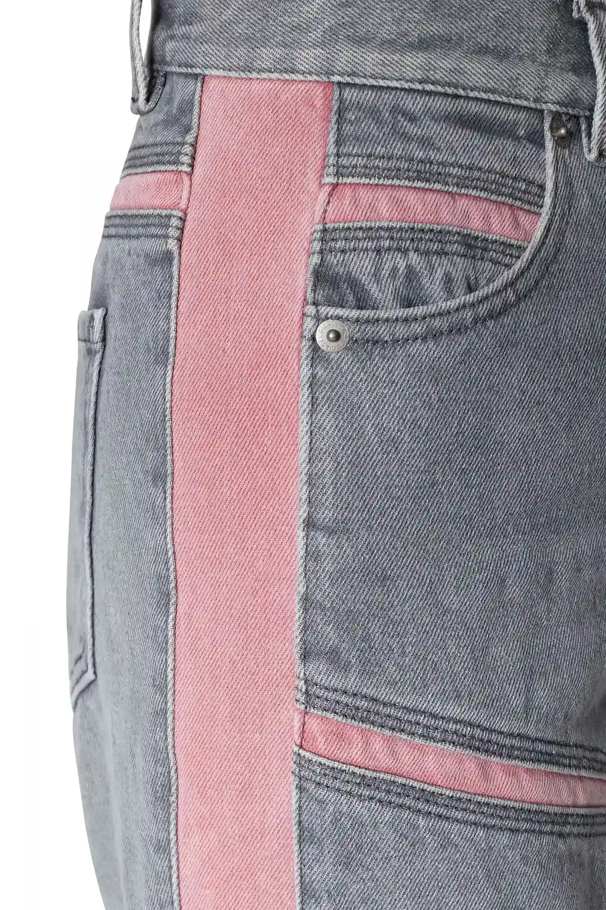 Grey Straight Jeans-D-Pilut