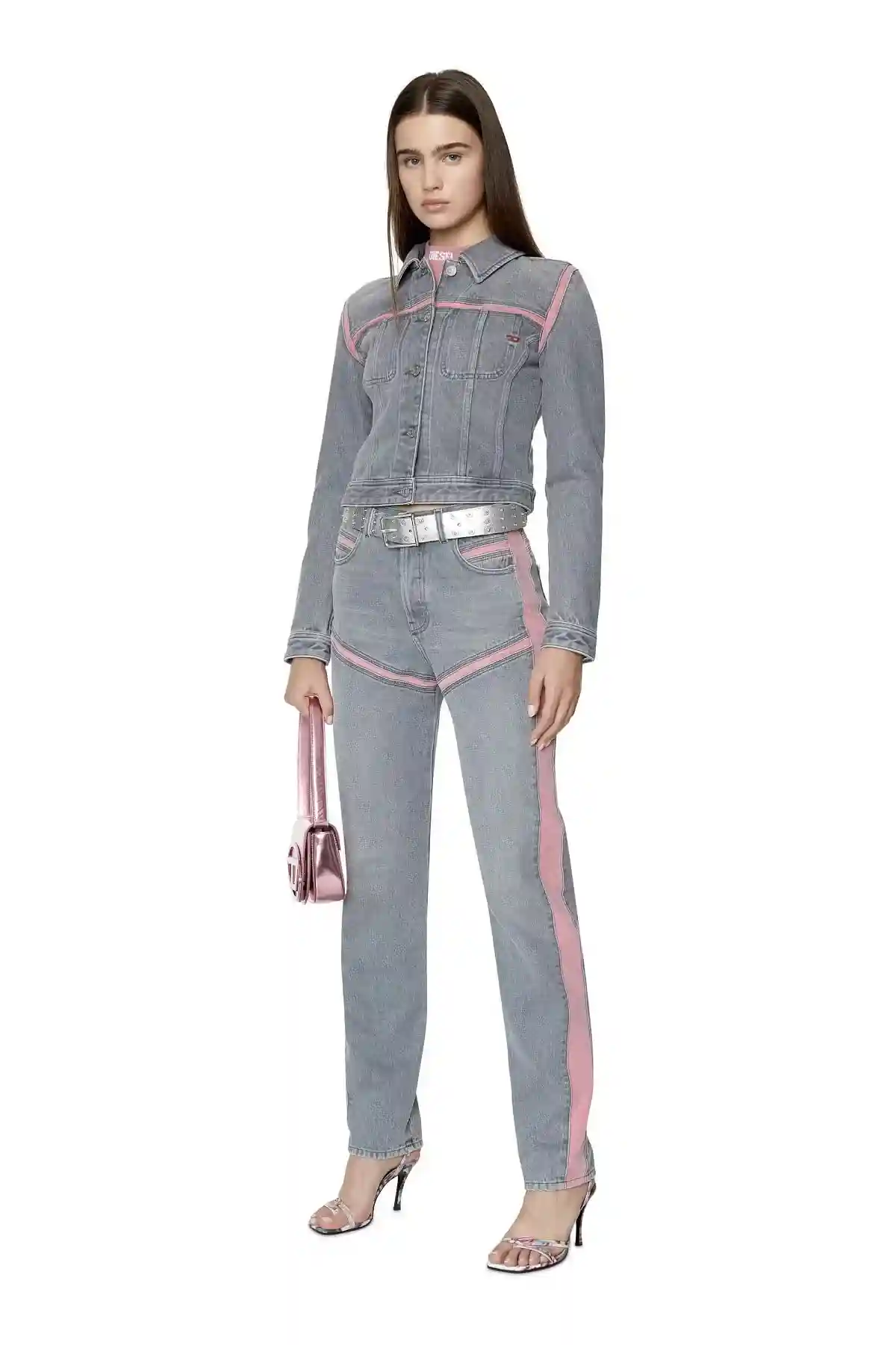 Grey Straight Jeans-D-Pilut