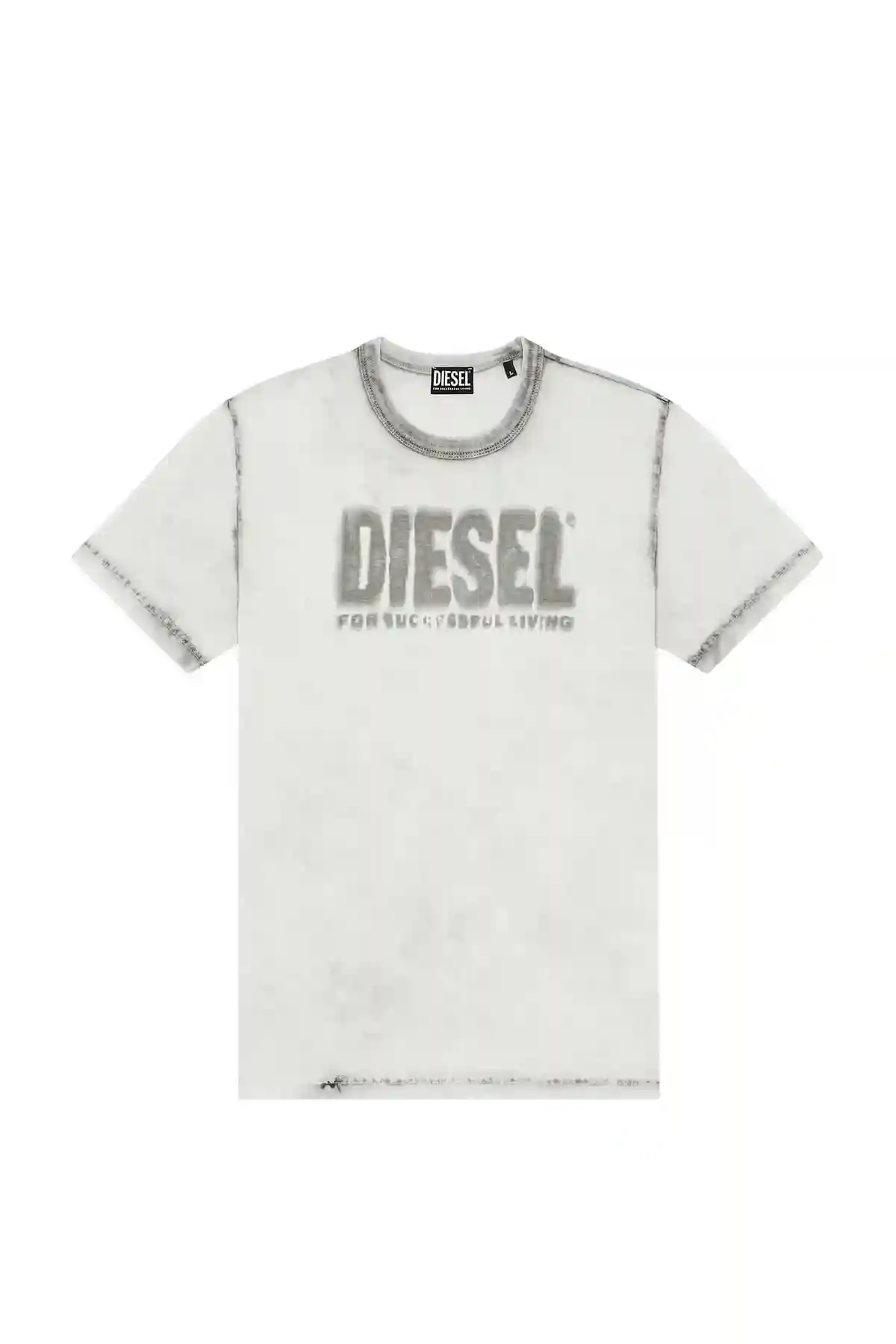 Black T-shirt with faded logo