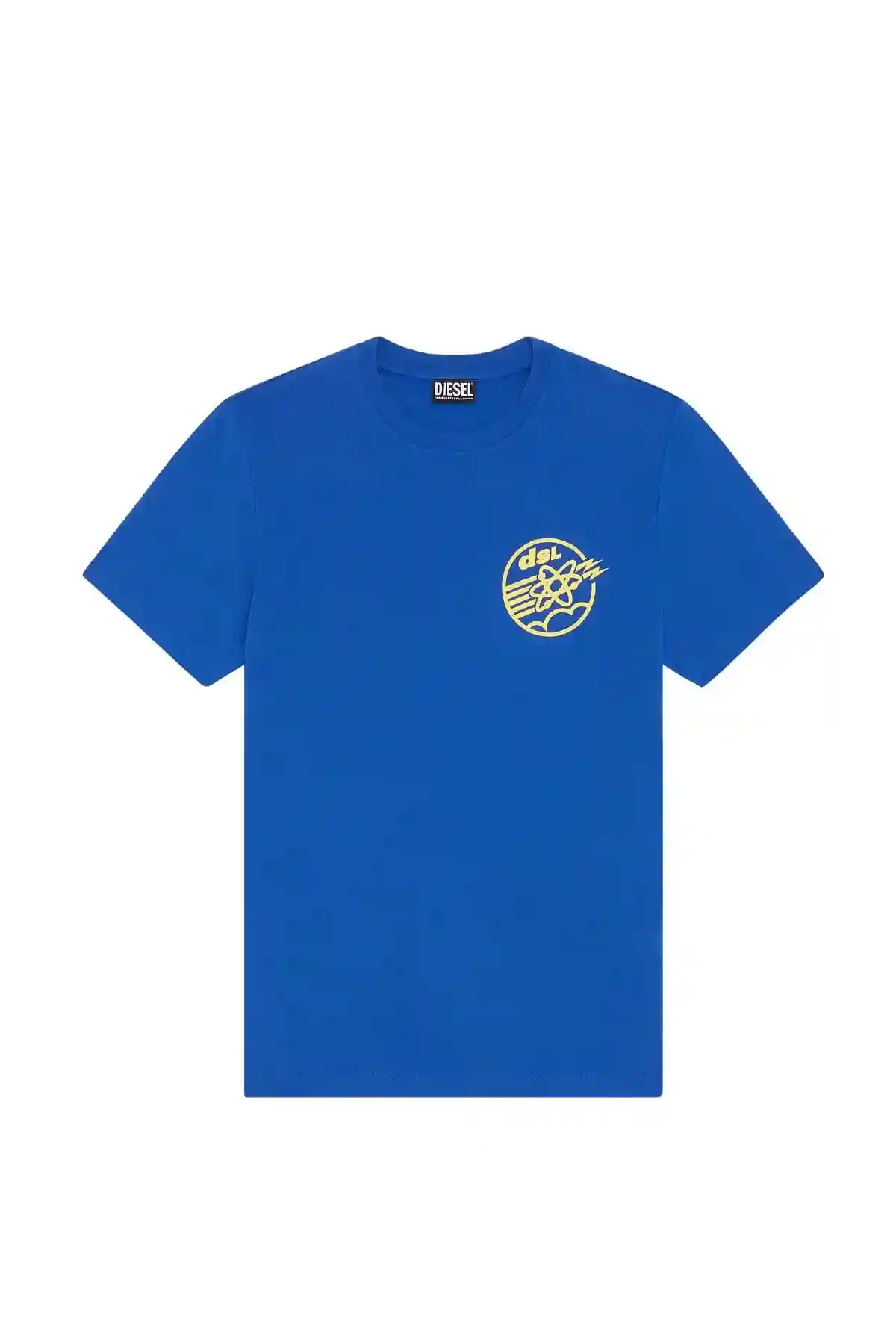 Blue T-shirt with Diesel Megahertz print