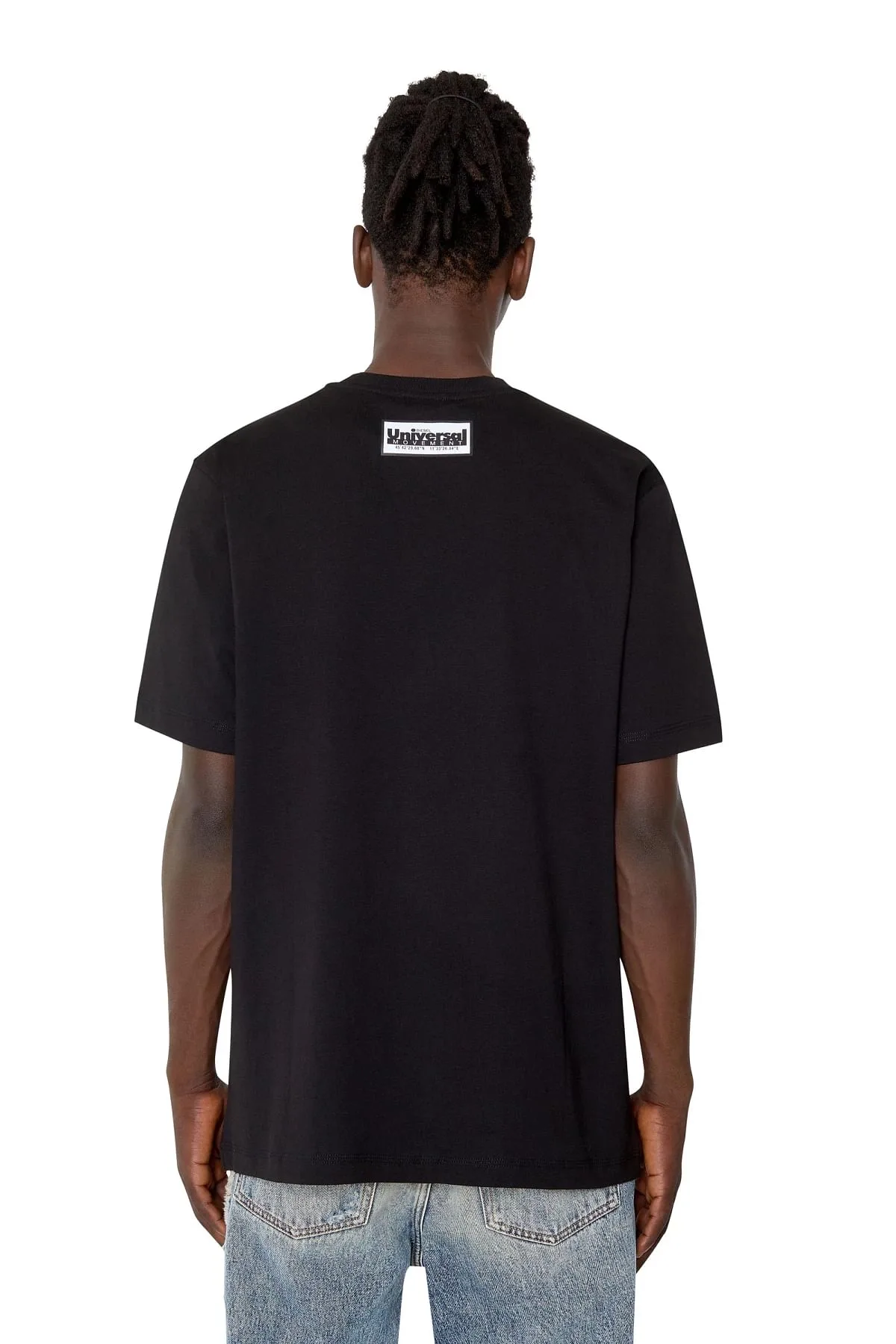 Black T-shirt with thermo-image print