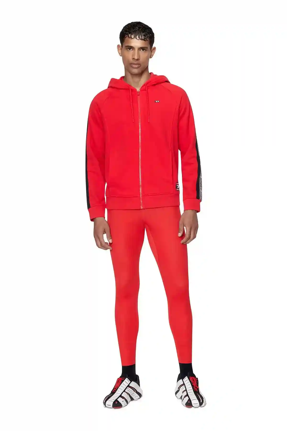 DIESEL / ジップパーカー/M/コットン/RED/A06610-AMST-TRASTEER-HT01 Red Zip-up hoodie