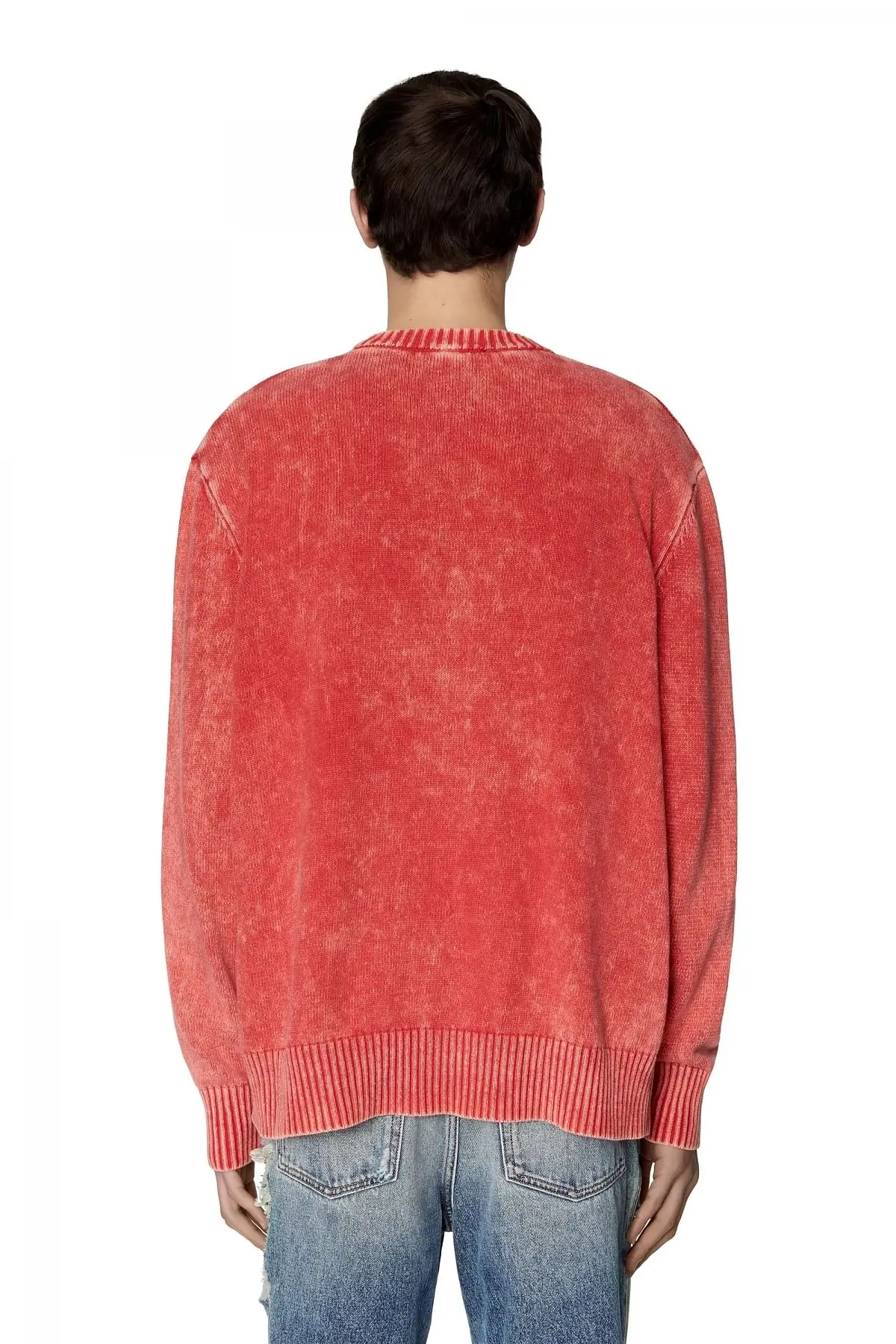 Red Treated jumper with DSL logo band