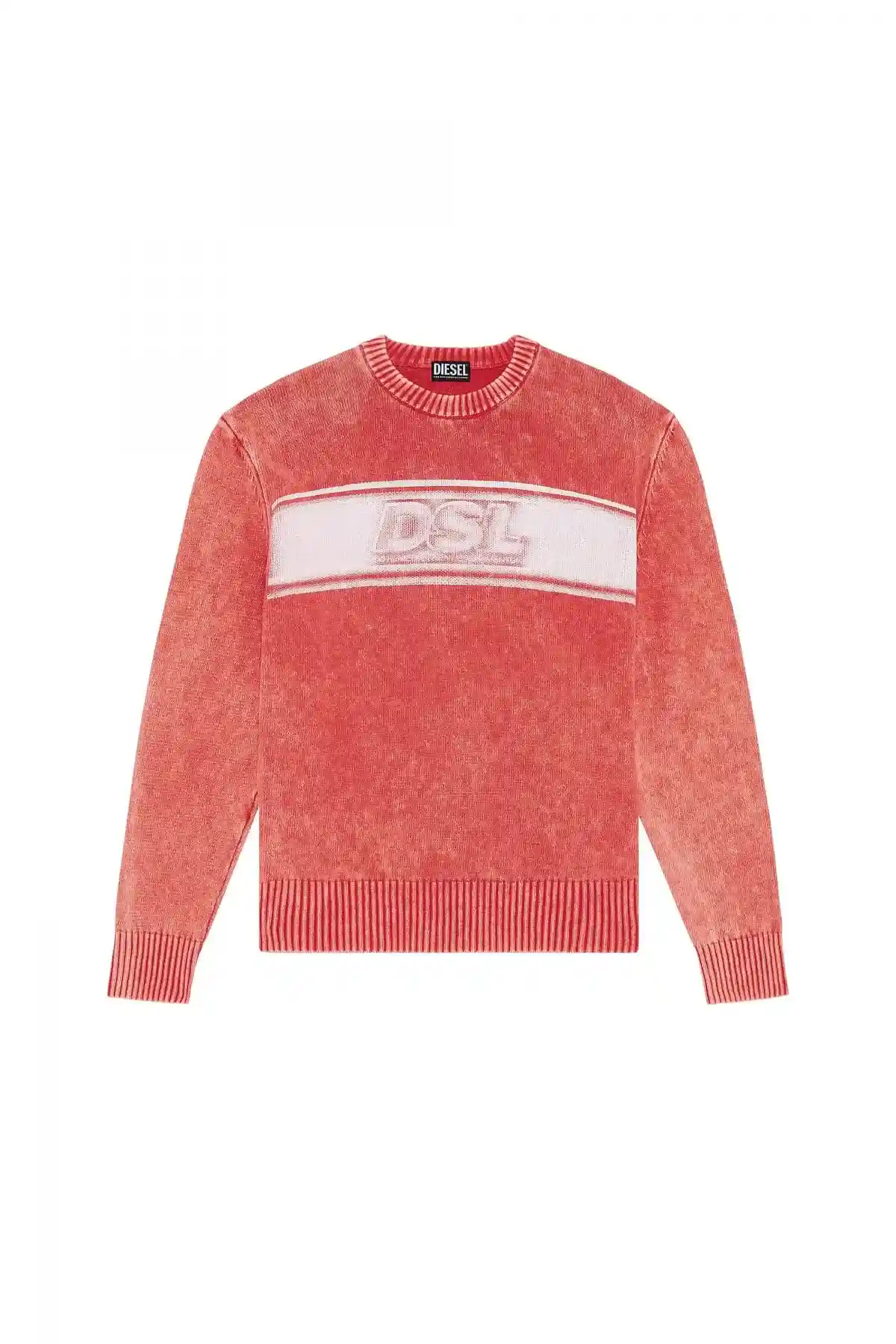 Red Treated jumper with DSL logo band