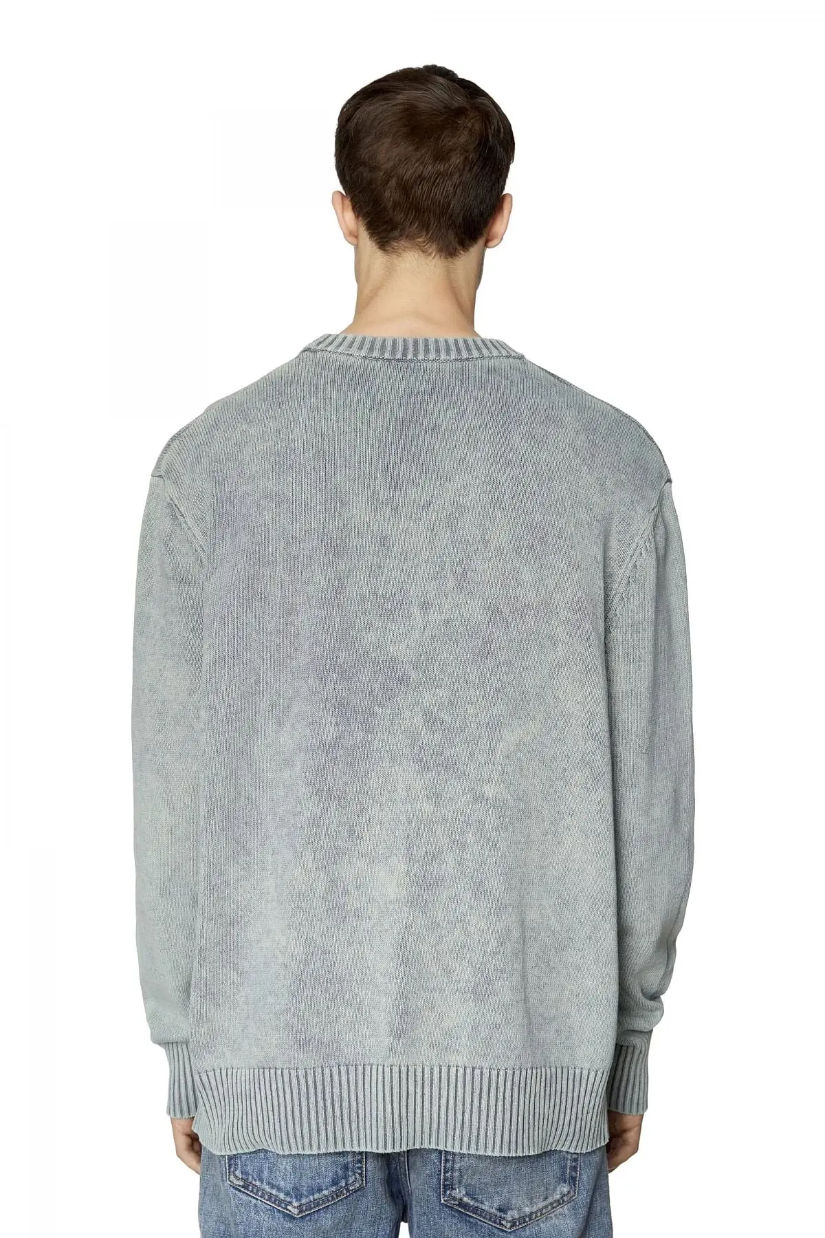 Grey Treated jumper with DSL logo band