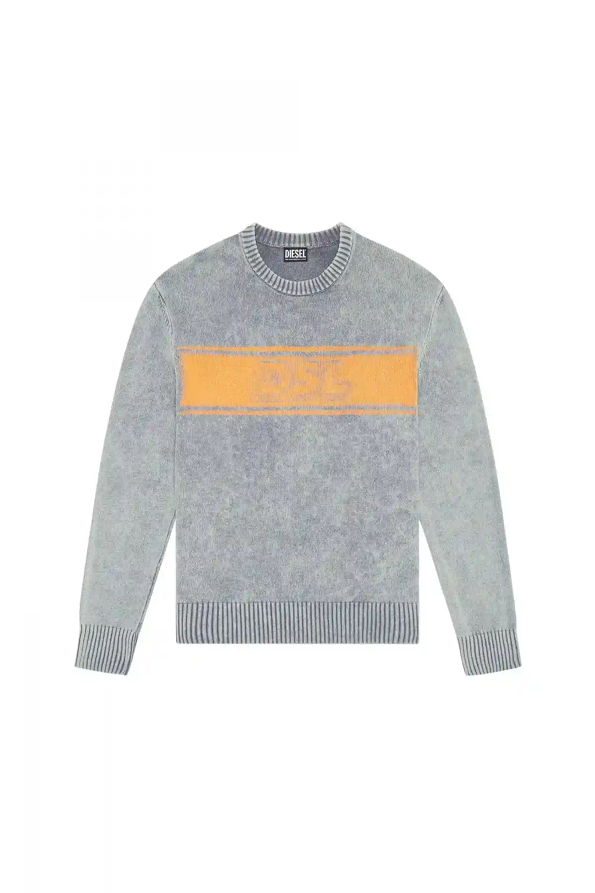 Grey Treated jumper with DSL logo band