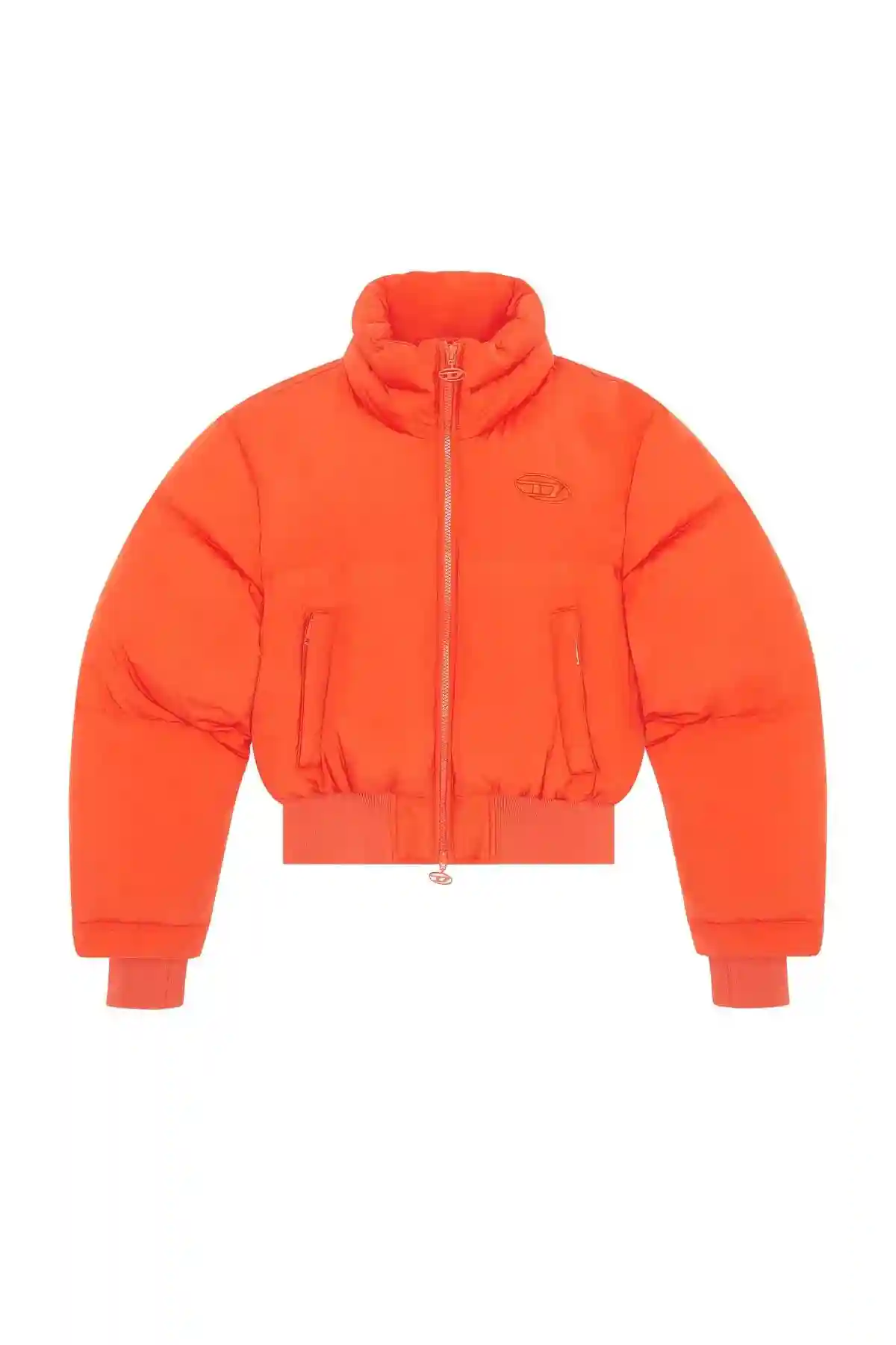 Orange Down puffer jacket