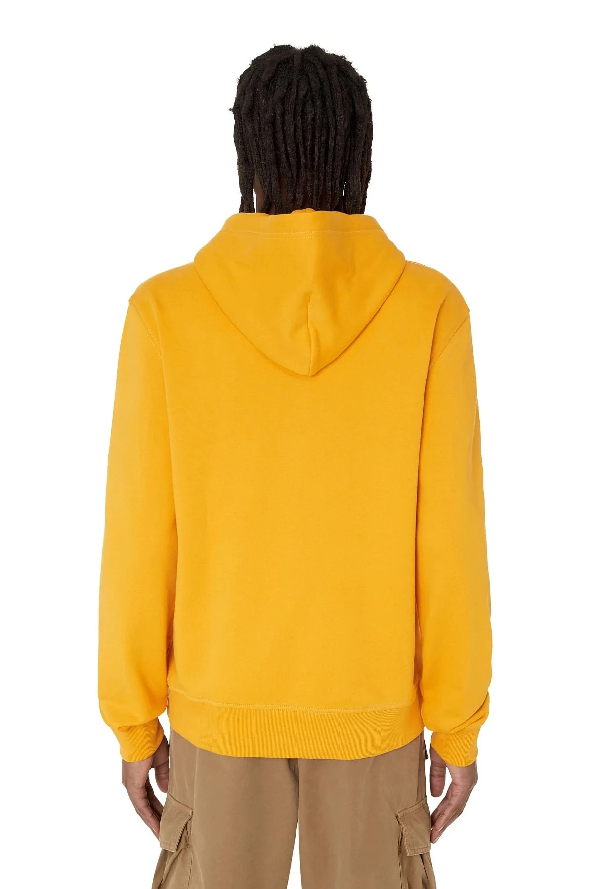 Yellow Hoodie with 978 Diesel crest logo