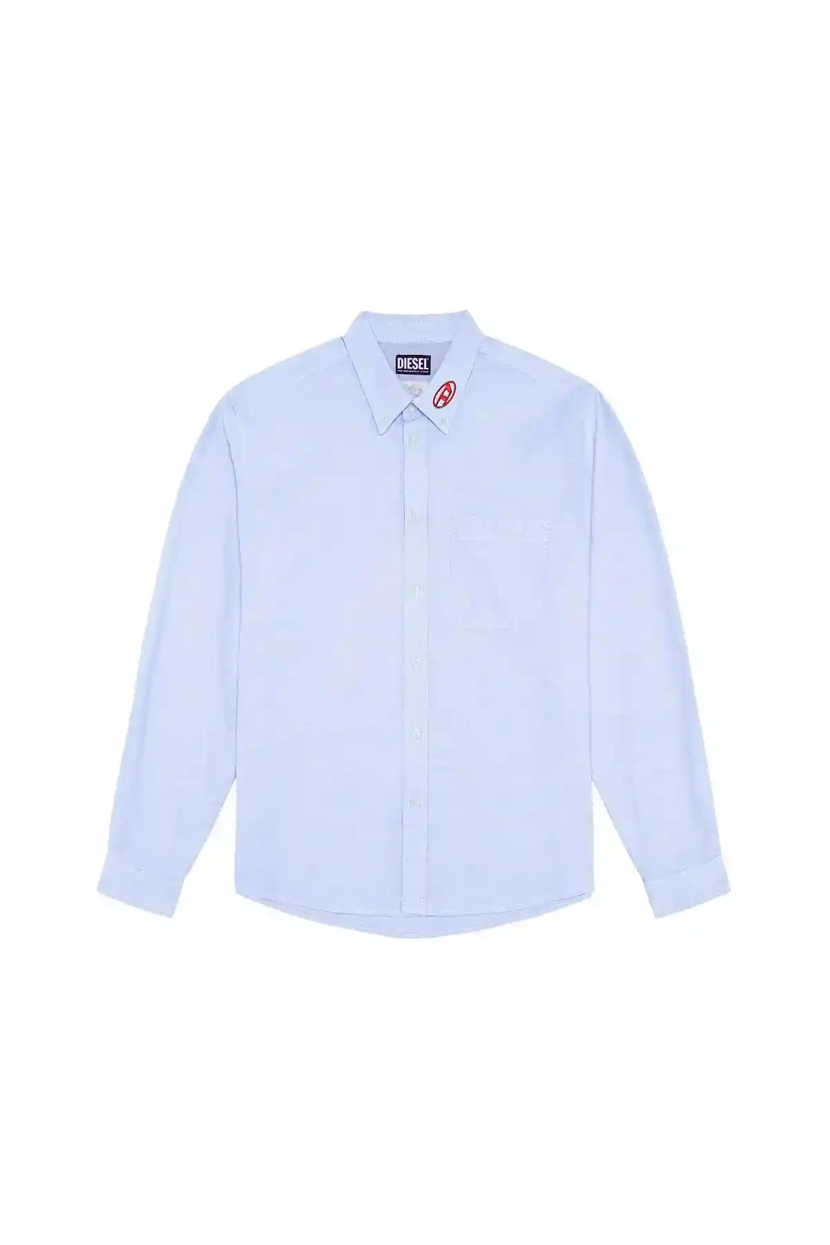 Blue Button-down shirt in cotton Oxford