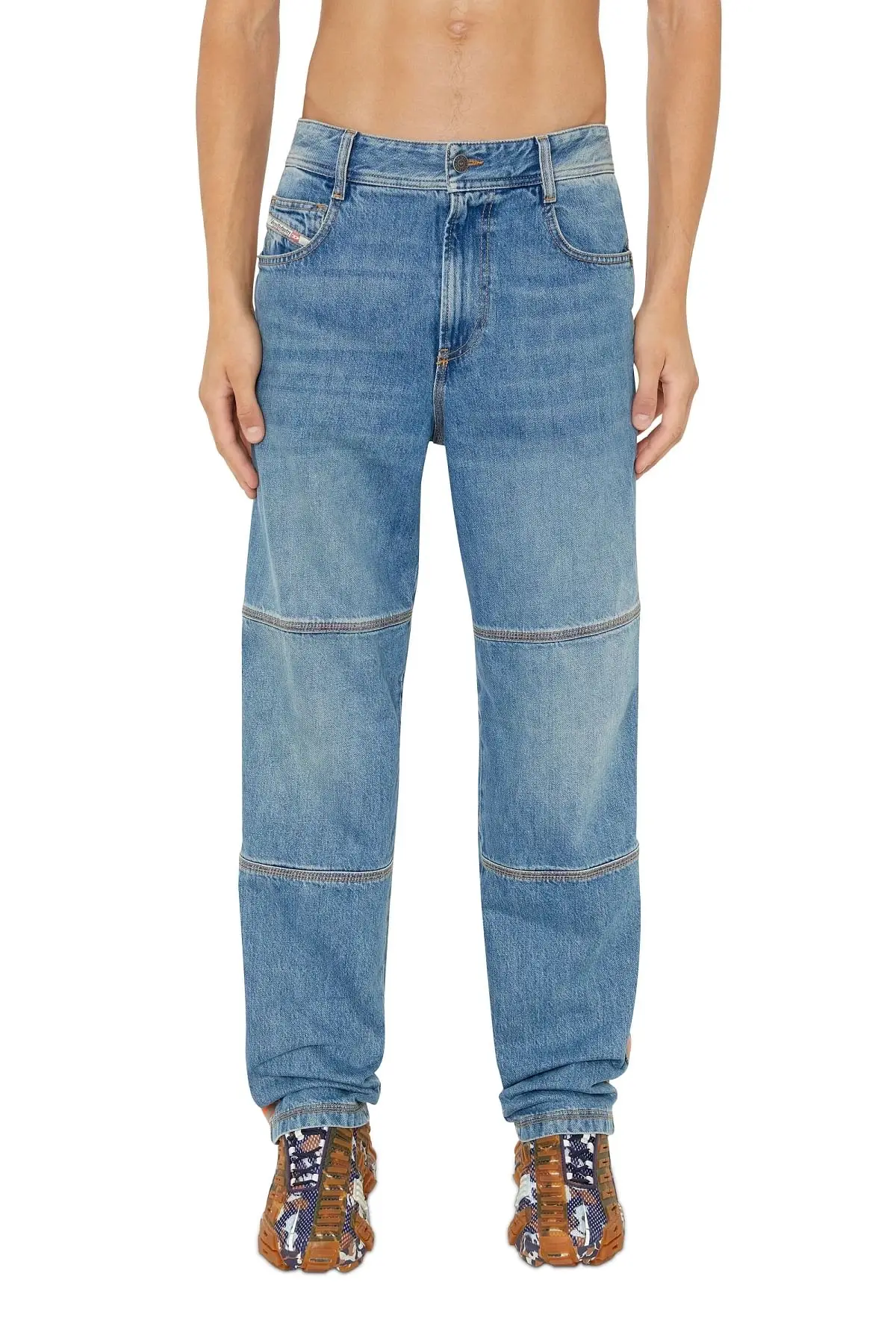 Blue Straight Jeans-D-Arbus