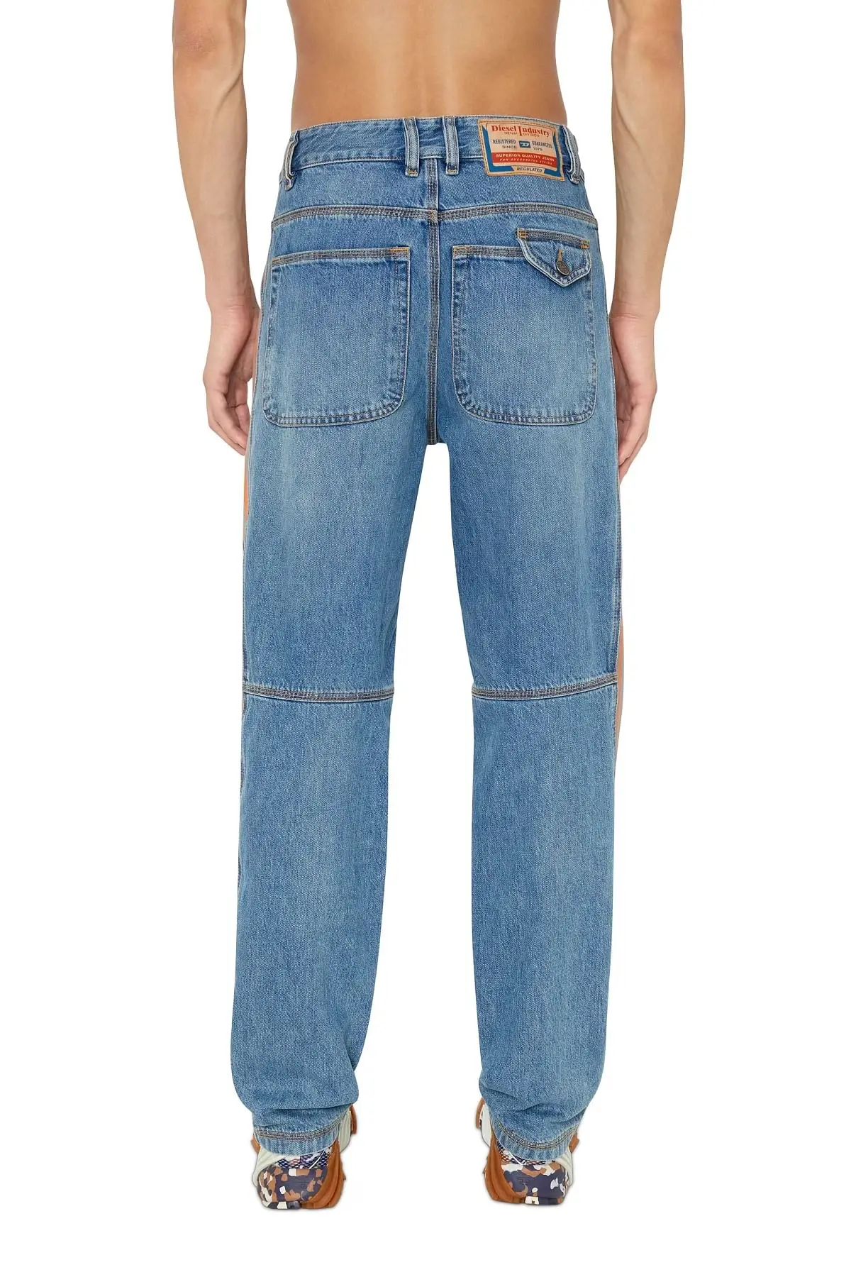 Blue Straight Jeans-D-Arbus