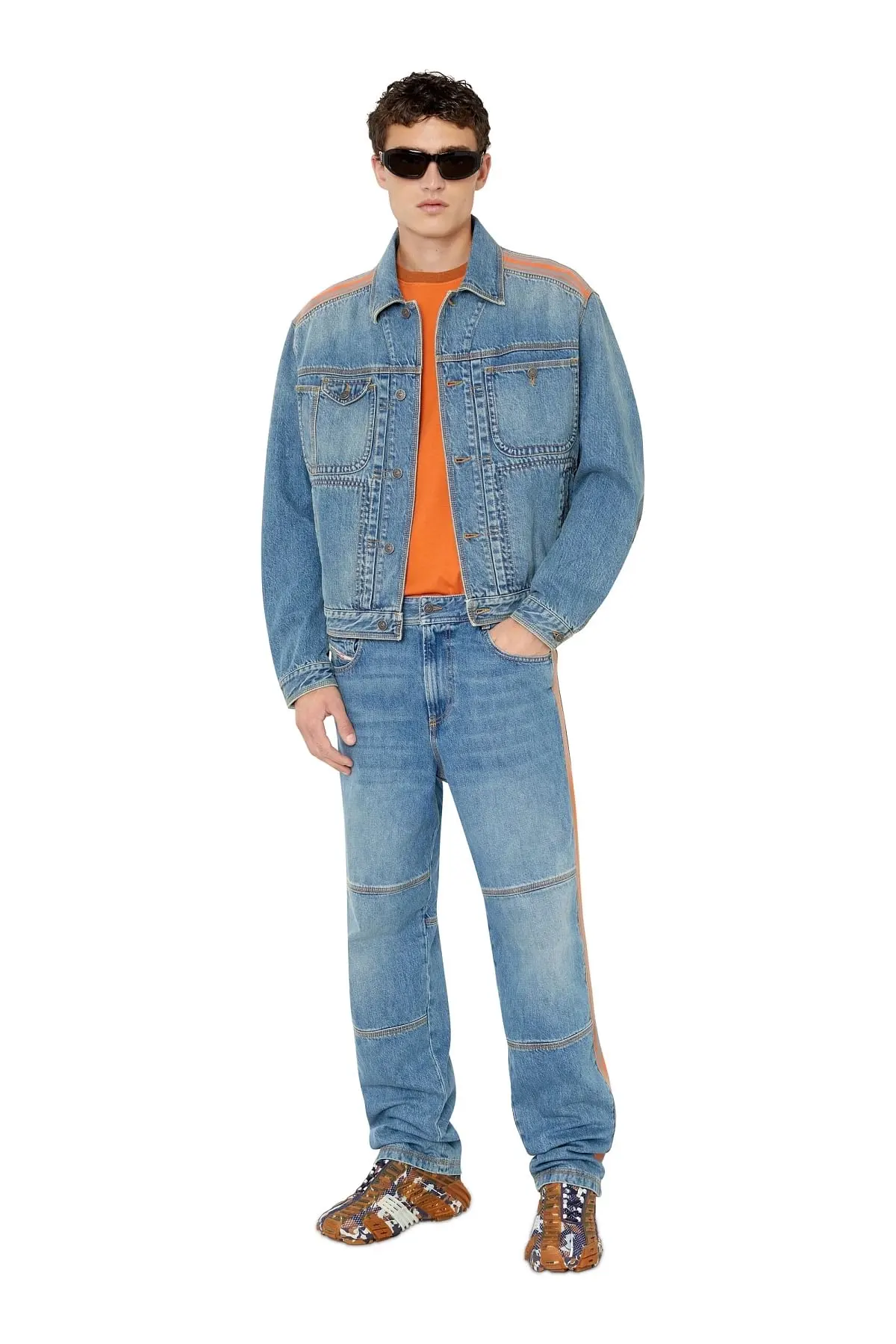 Blue Straight Jeans-D-Arbus