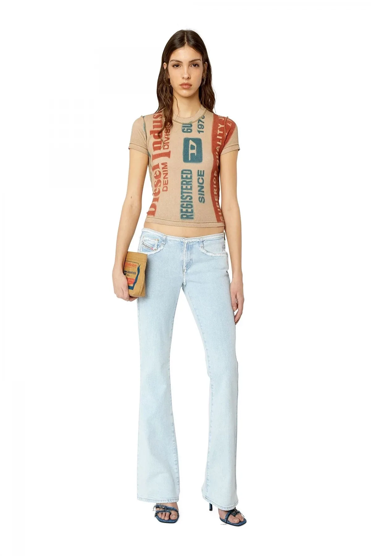 Blue Bootcut and Flare Jeans-1969 D-Ebbey