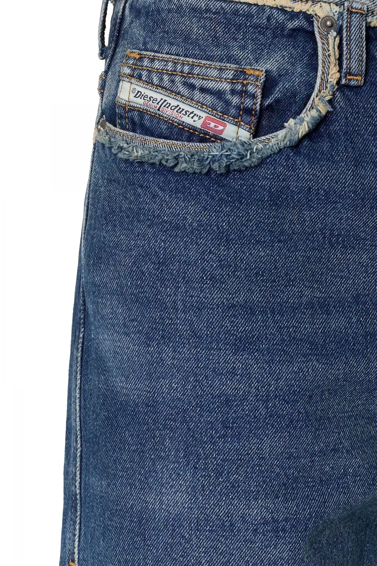 Blue Straight Jeans-D-Pend