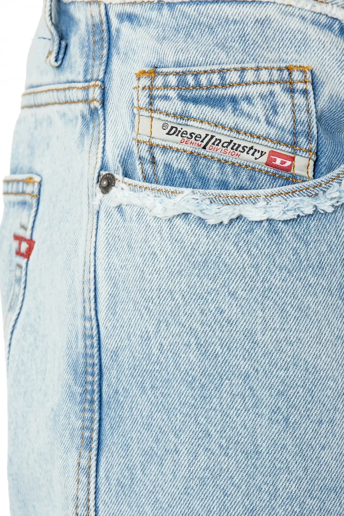 Blue Straight Jeans-D-Pend