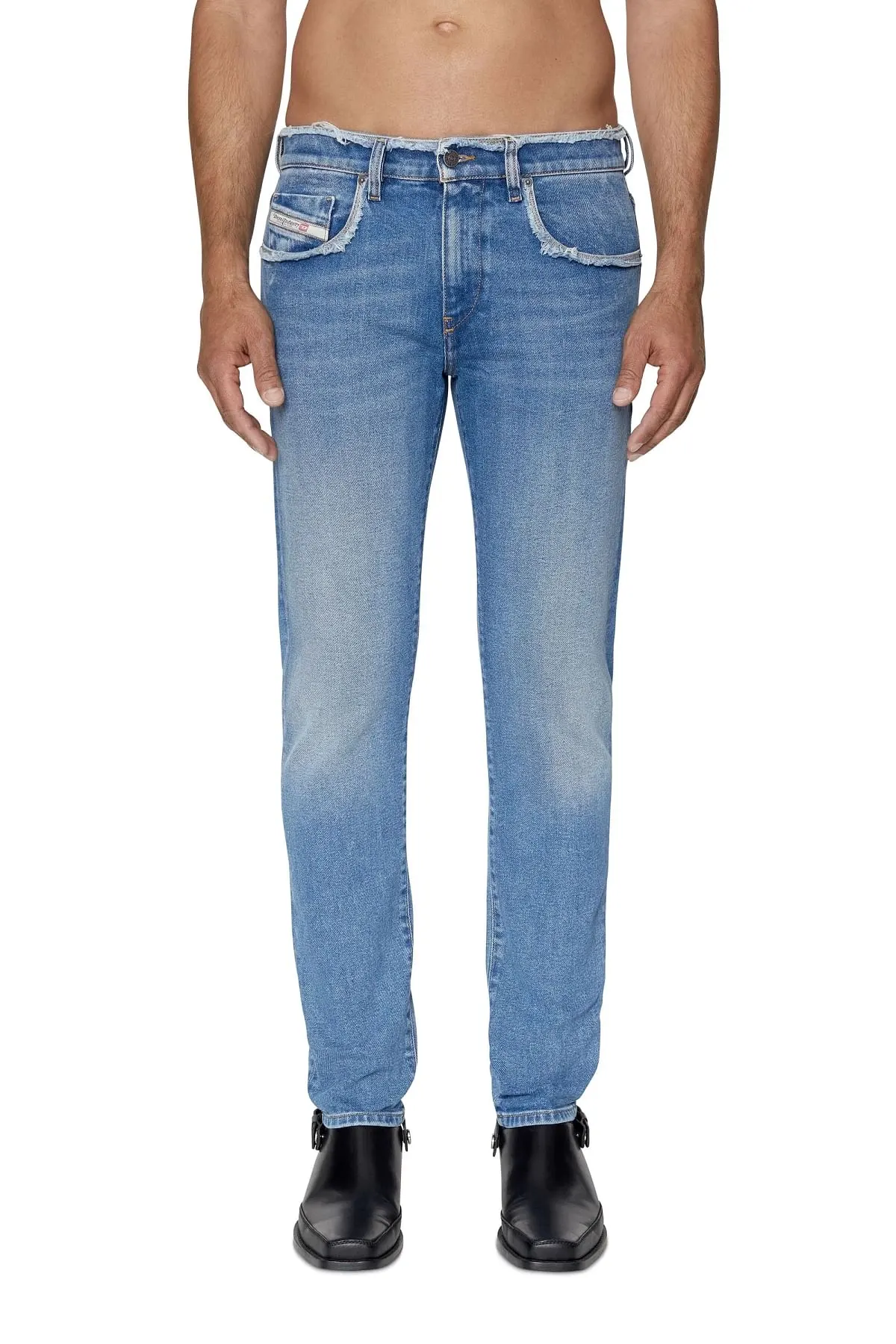 Blue Slim Jeans-2019 D-Strukt