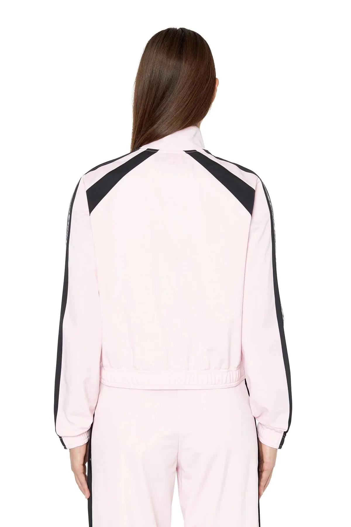 Pink Track jacket with logo bands