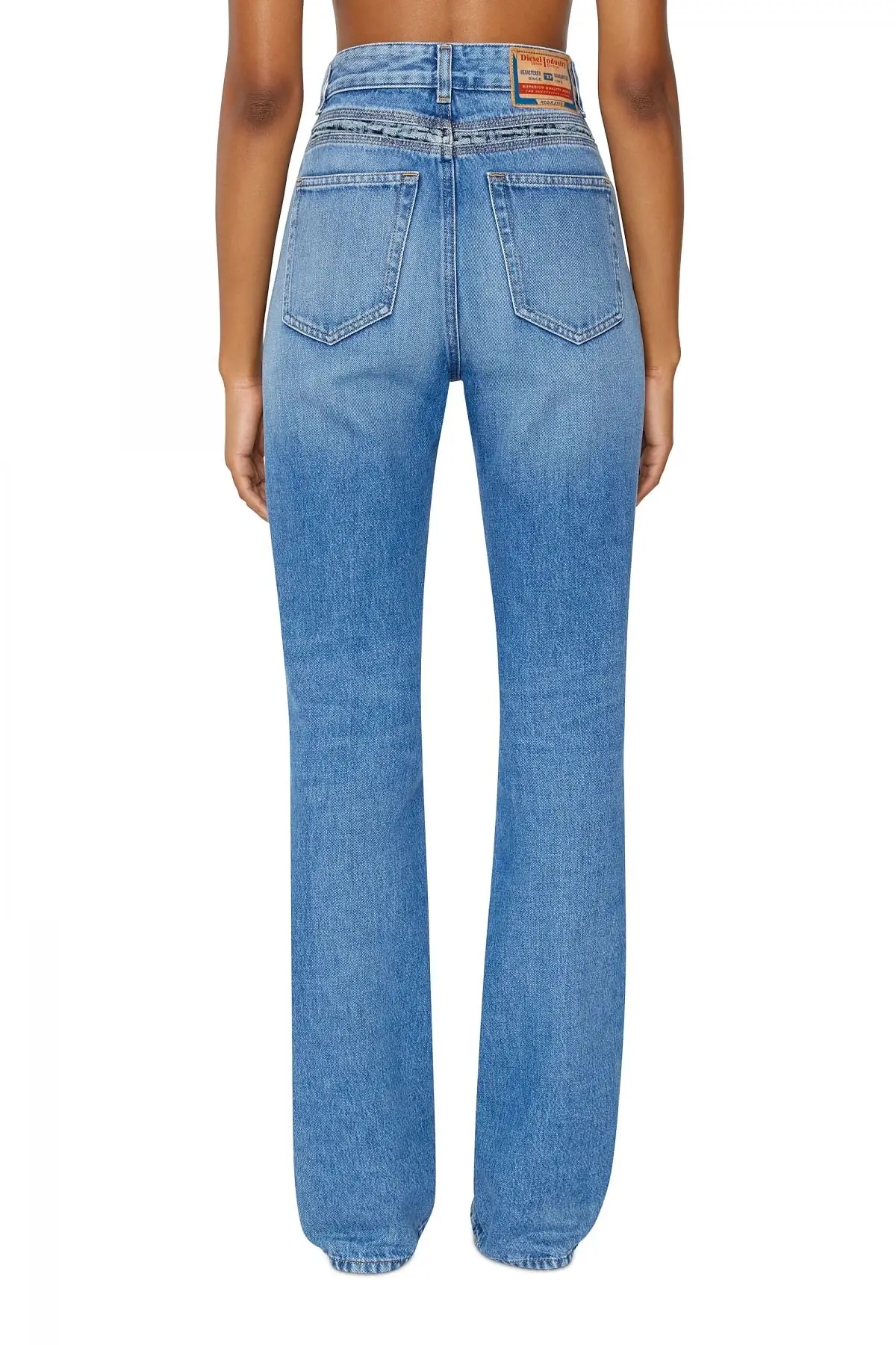 Blue Bootcut and Flare Jeans-2003 D-Escription