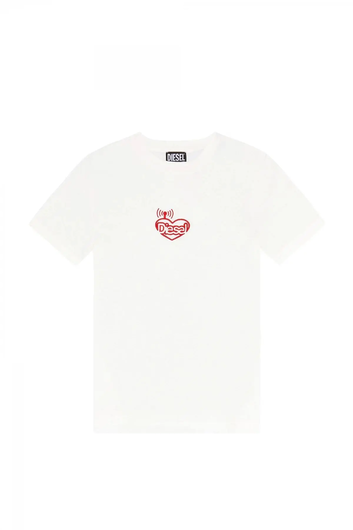 White T-shirt with Diesel radio logos