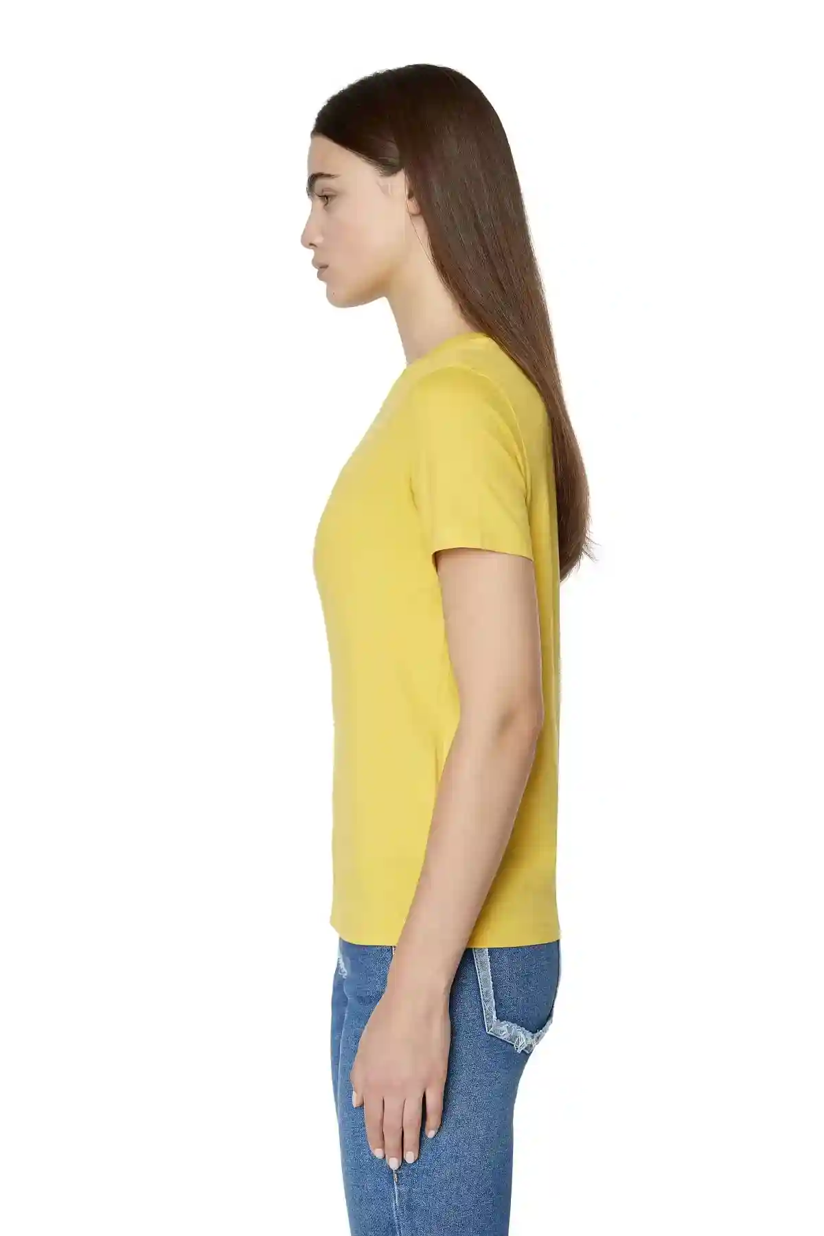Yellow T-shirt with Diesel radio logos