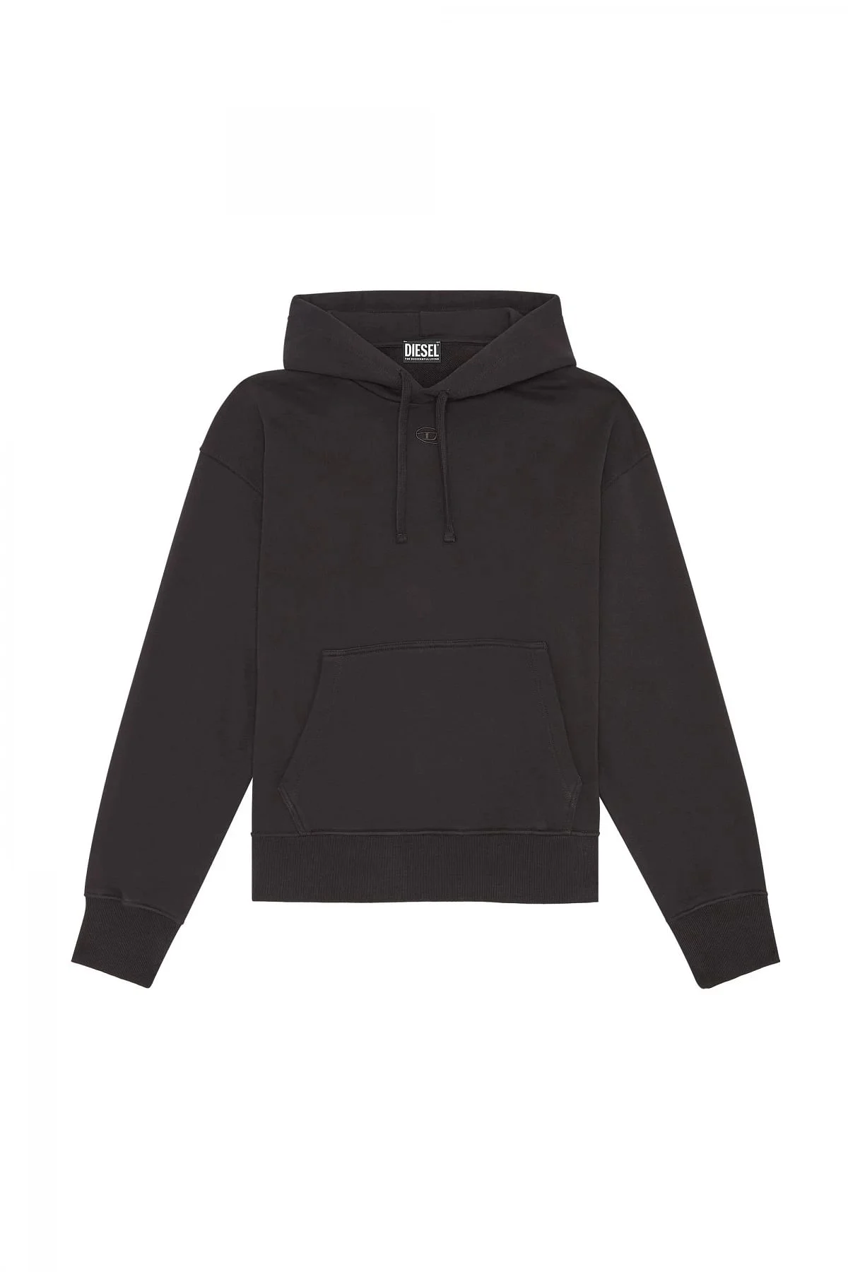 Black Hoodie with peel-off patch
