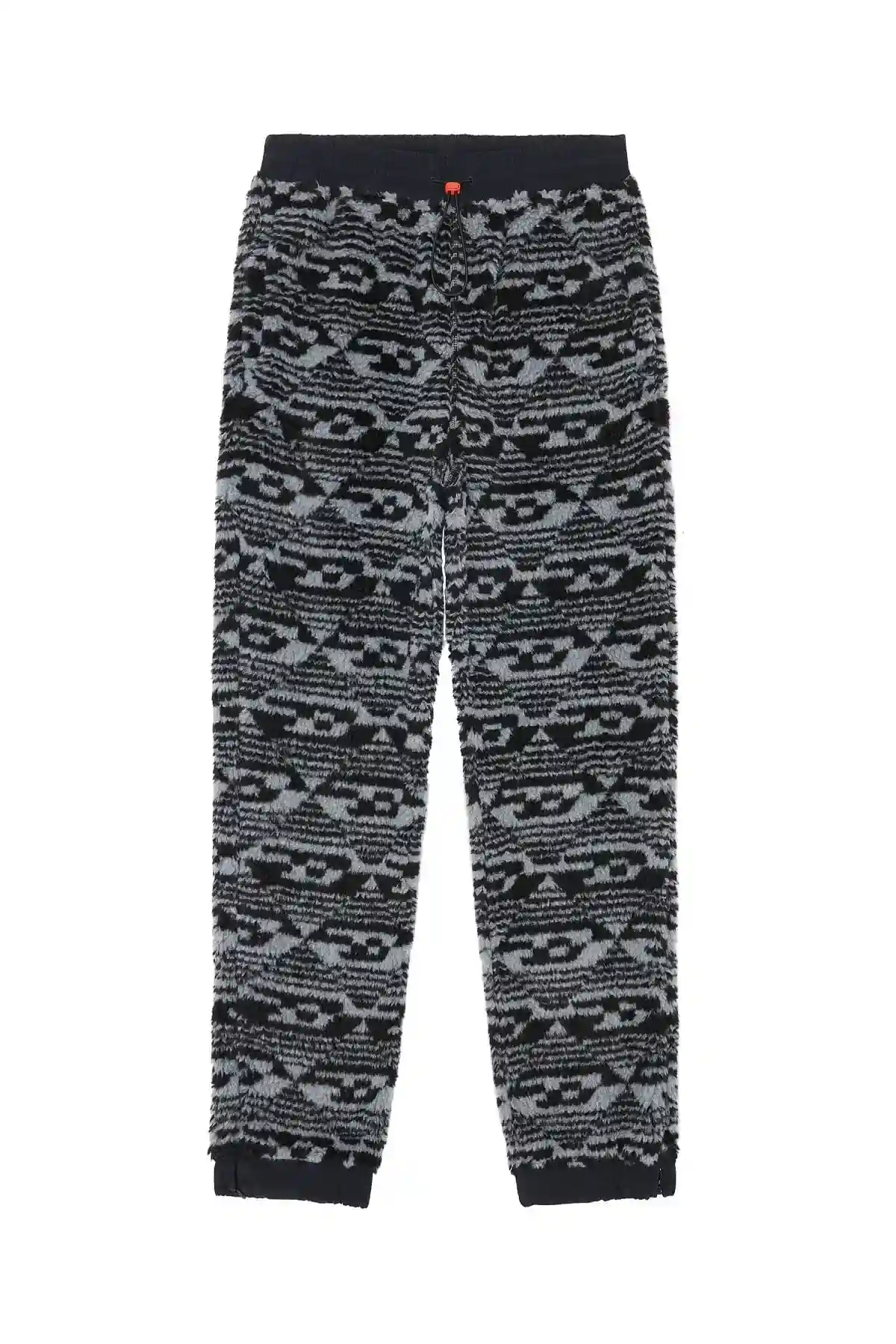 Black Monogram teddy sweatpants