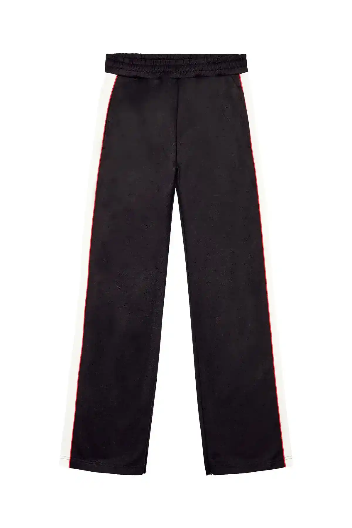 Black Track pants with colour-block sides