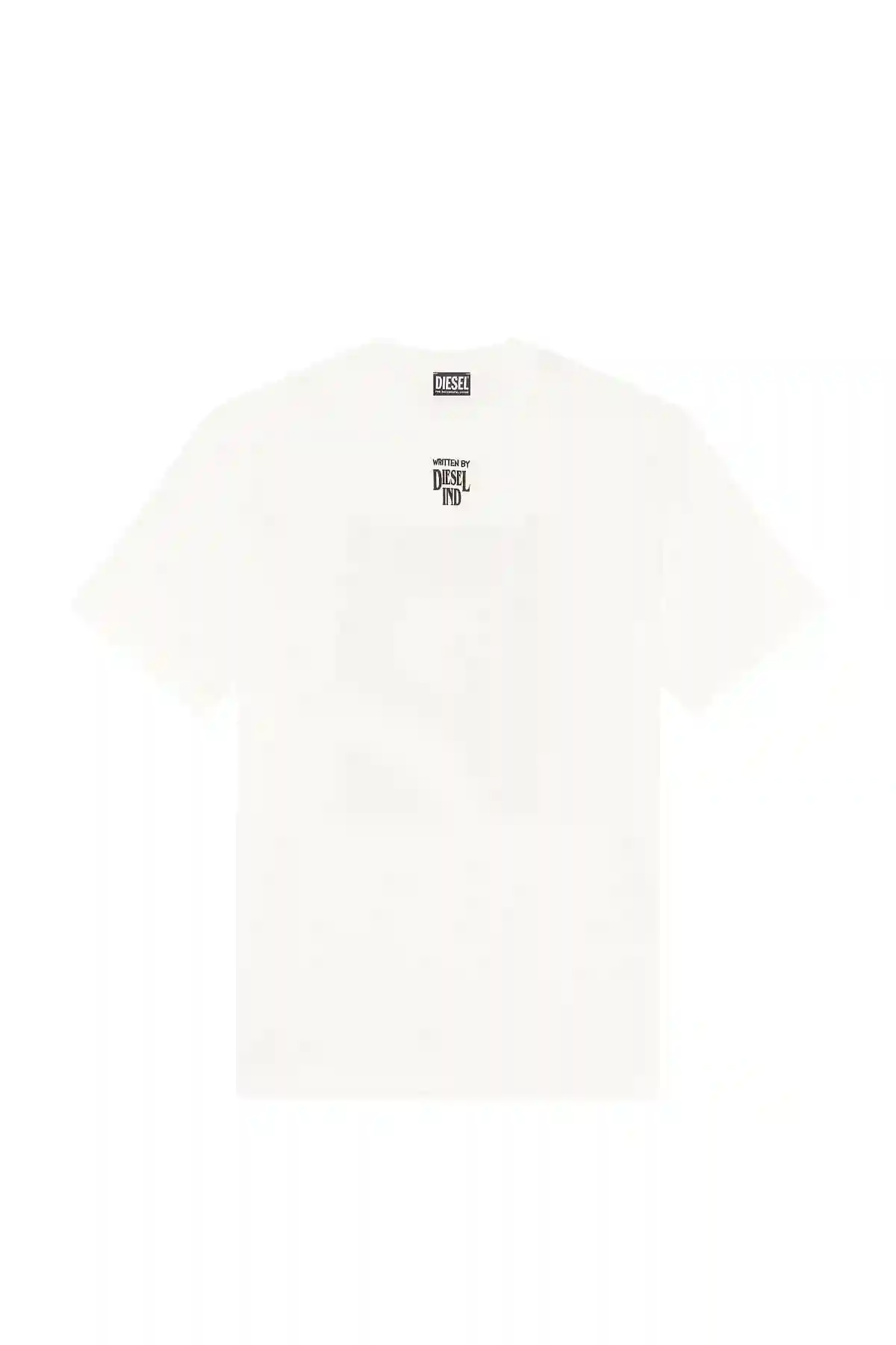 White Oversized T-shirt with fuel can print