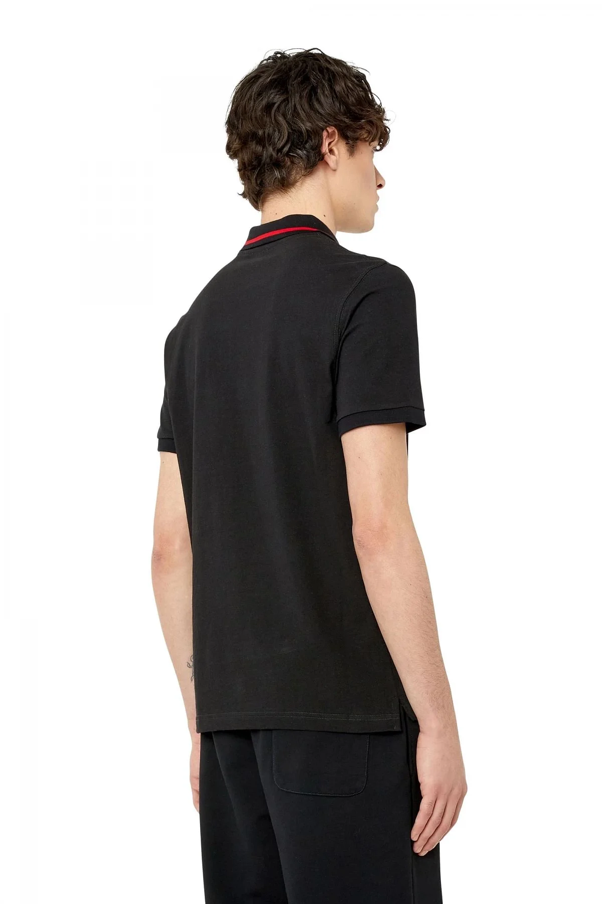 Black Polo shirt with crown emblem