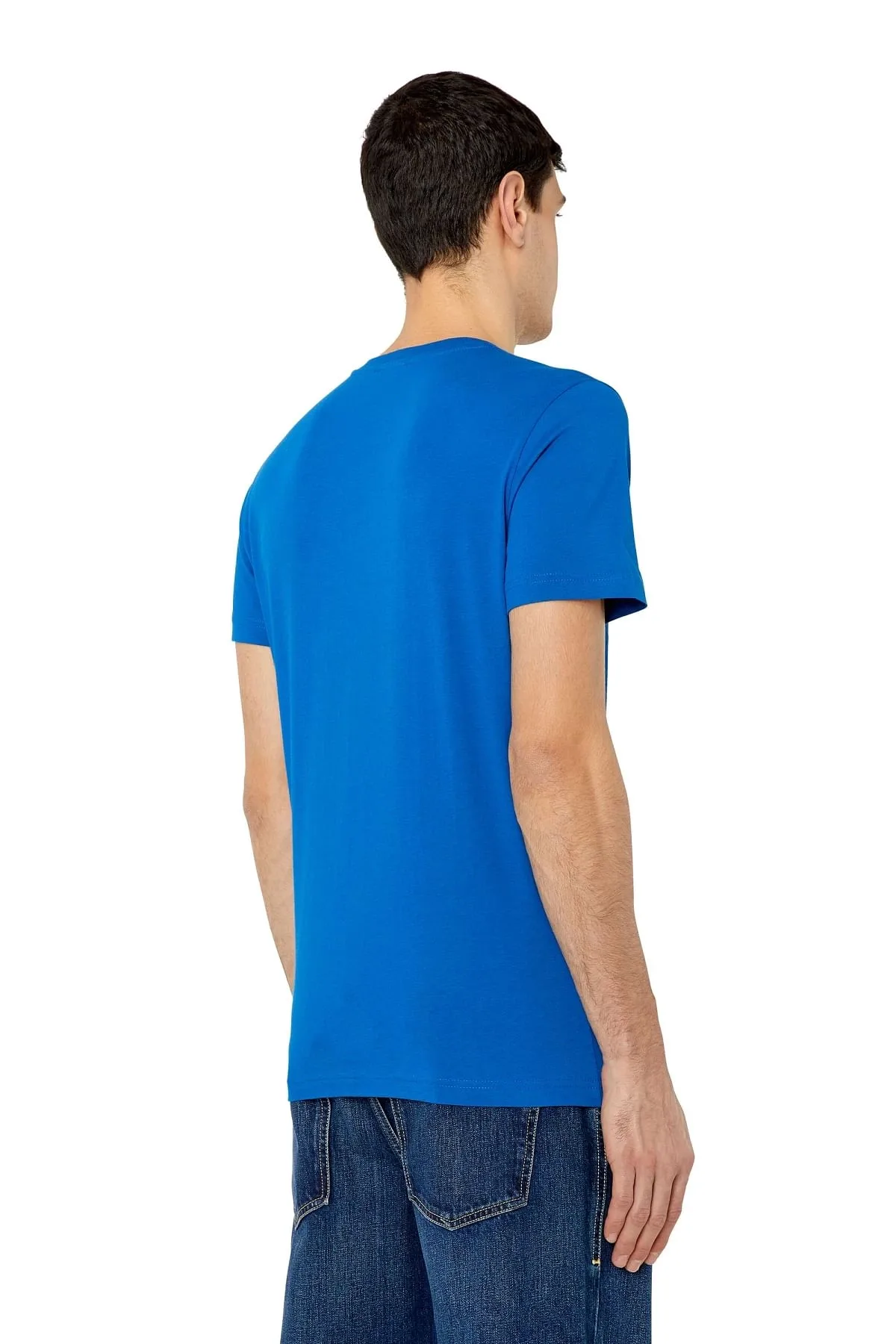 Blue T-shirt with Property of Diesel print