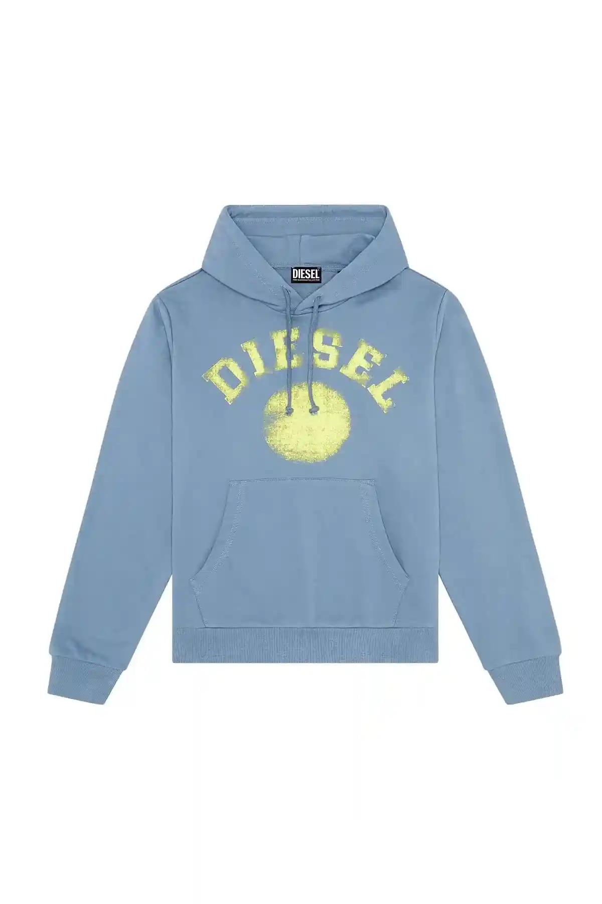 Blue Hoodie with Diesel circle print