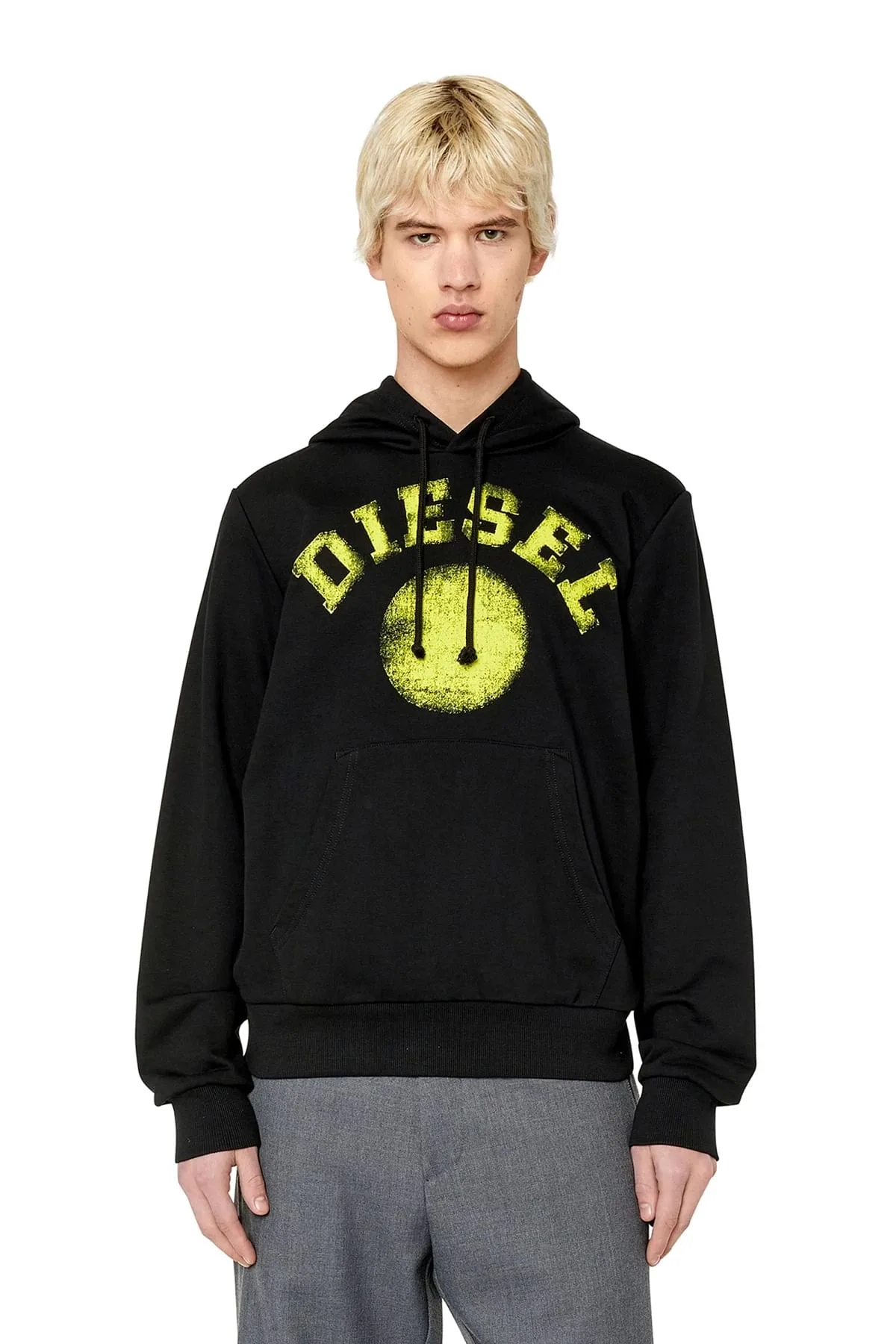 Black Hoodie with Diesel circle print