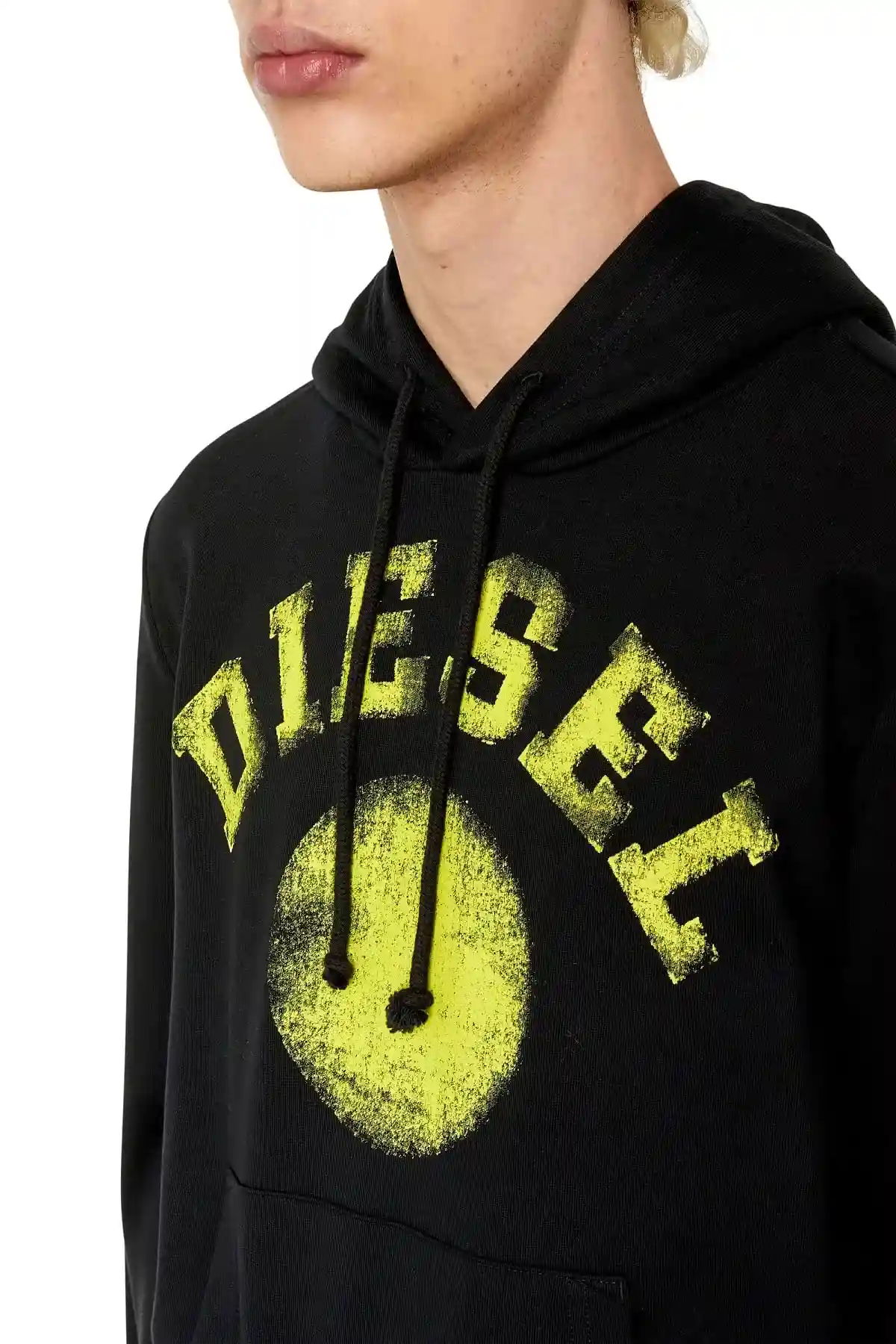 Black Hoodie with Diesel circle print