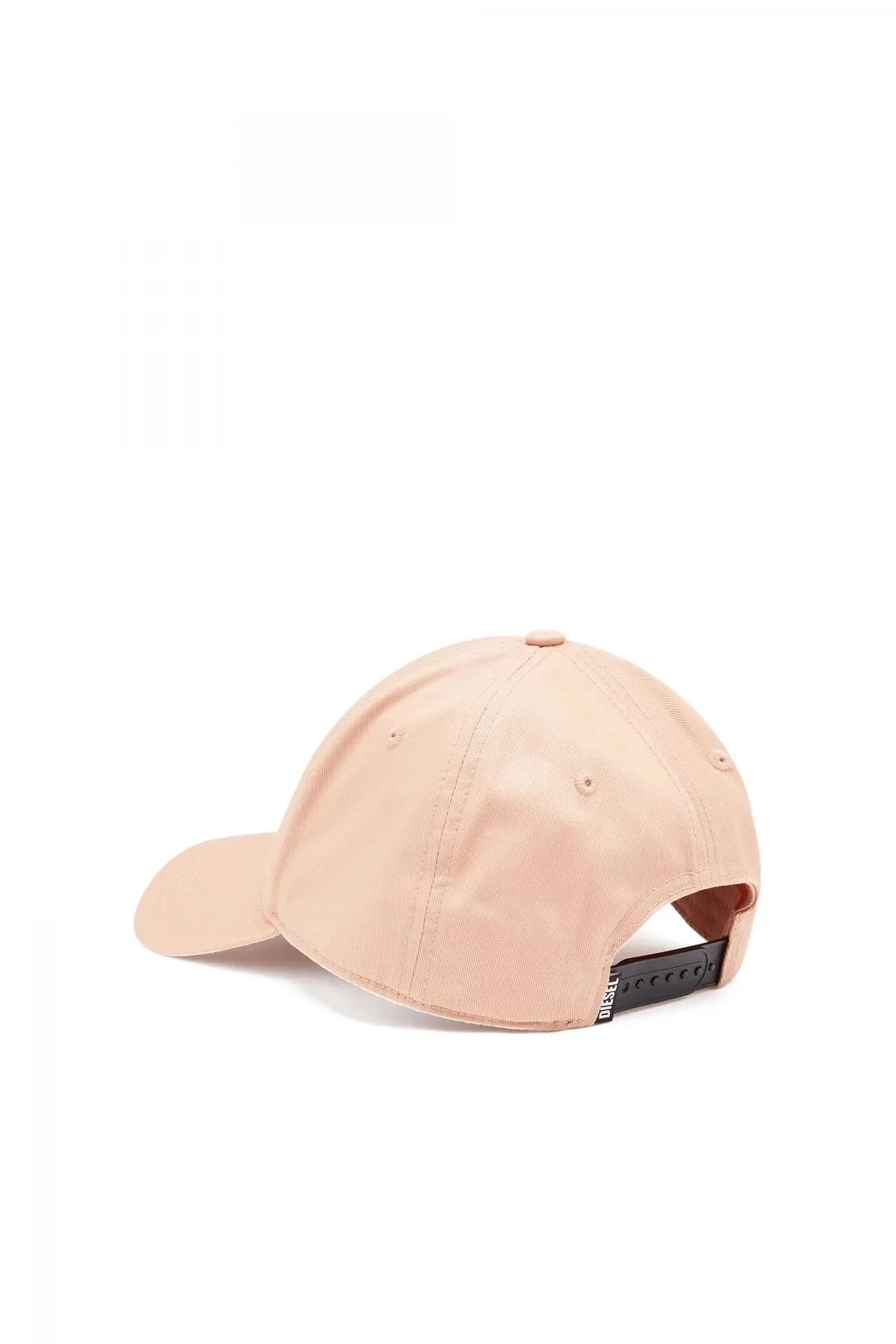 Pink Baseball cap with embroidered D patch