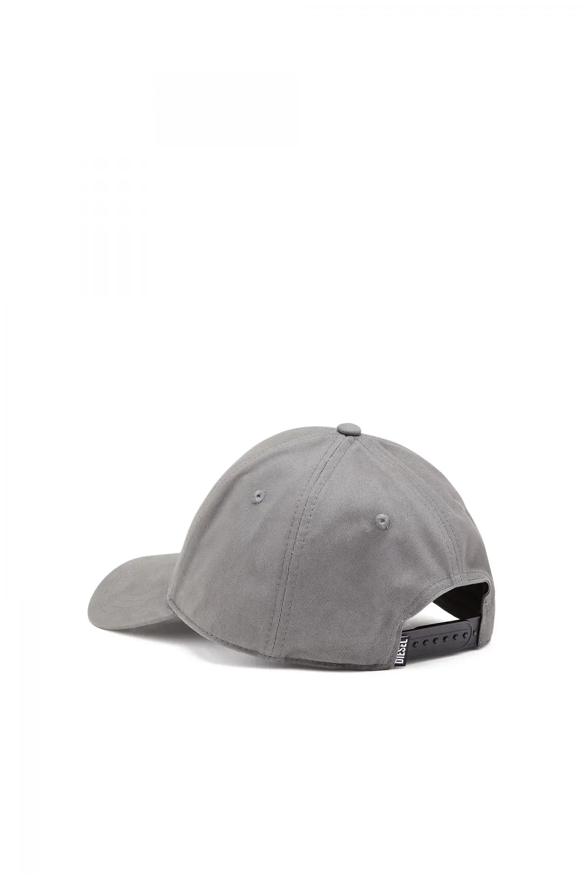 Grey Baseball cap with embroidered D patch