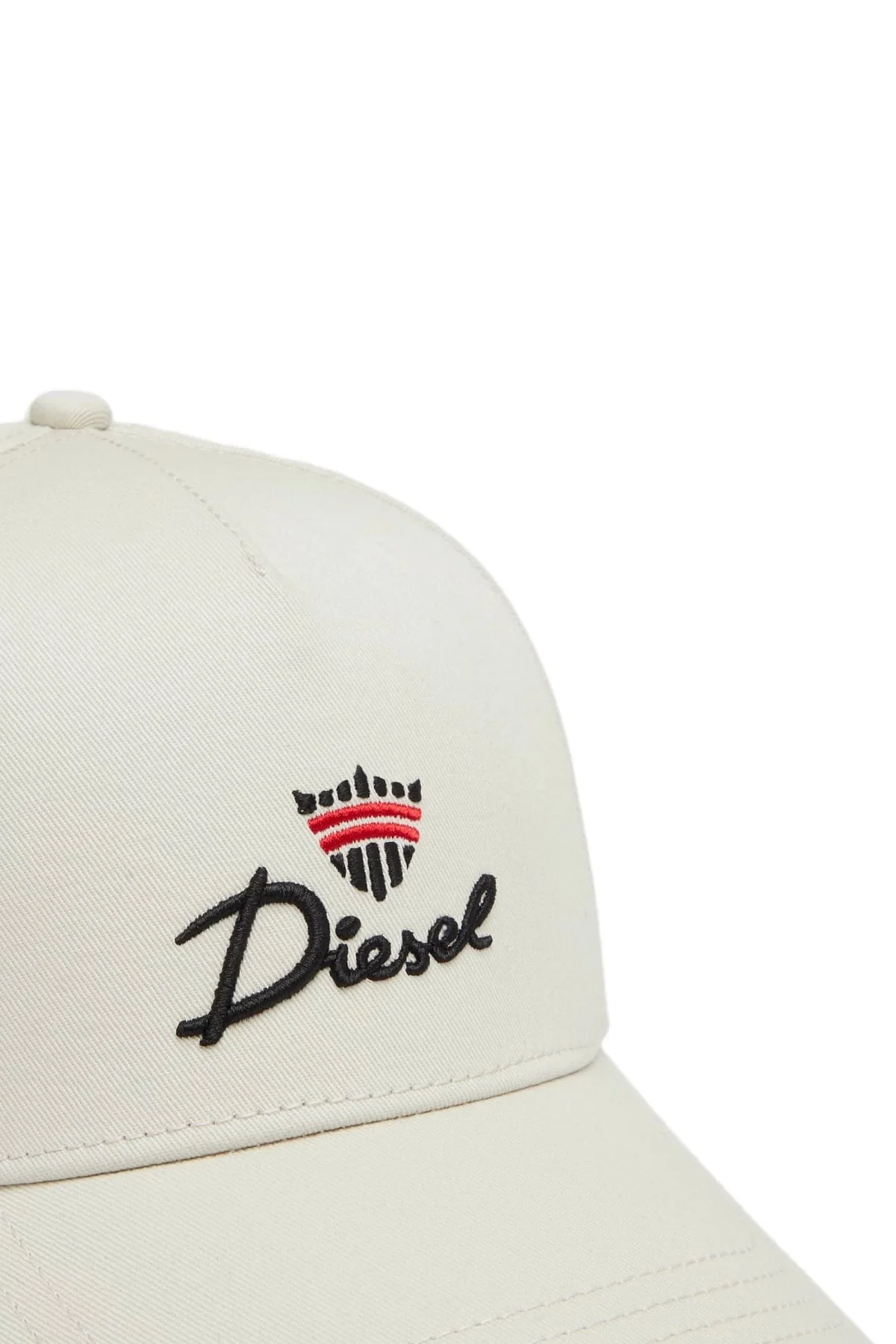 White Baseball cap with Diesel crown logo