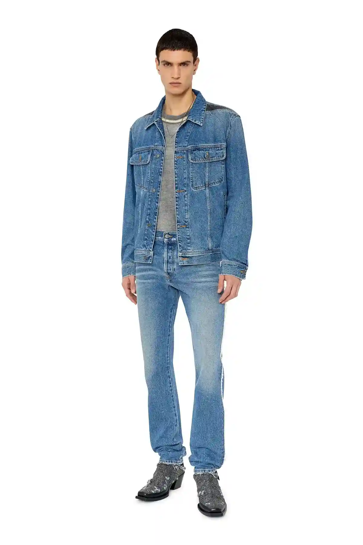 Blue Straight Jeans-1995 D-Sark