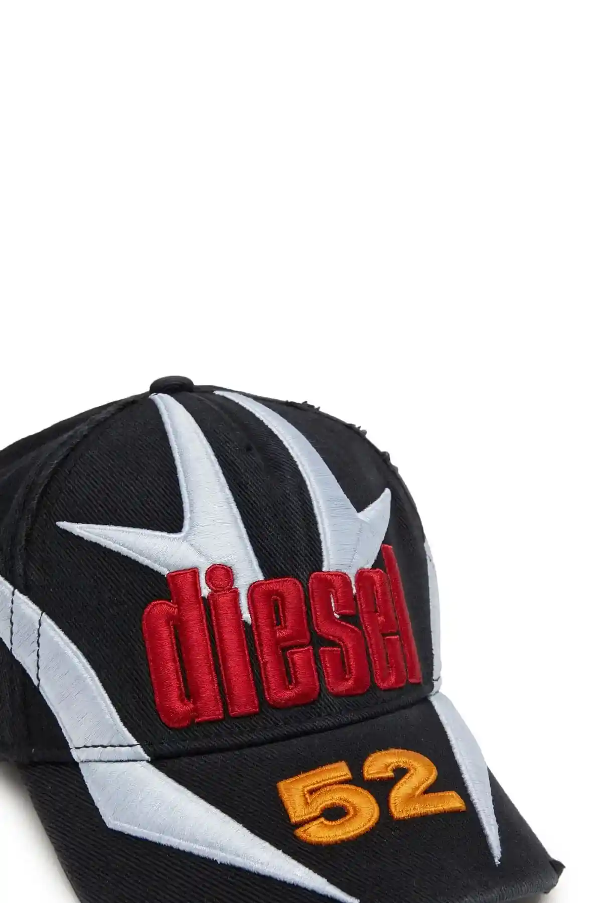 Black Baseball cap with raised embroidery