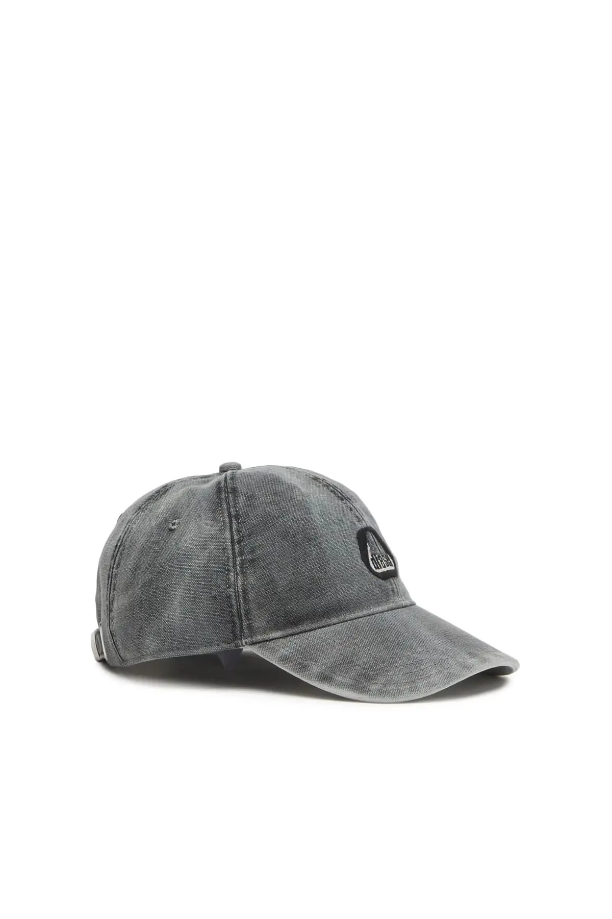 Black Baseball cap in treated canvas
