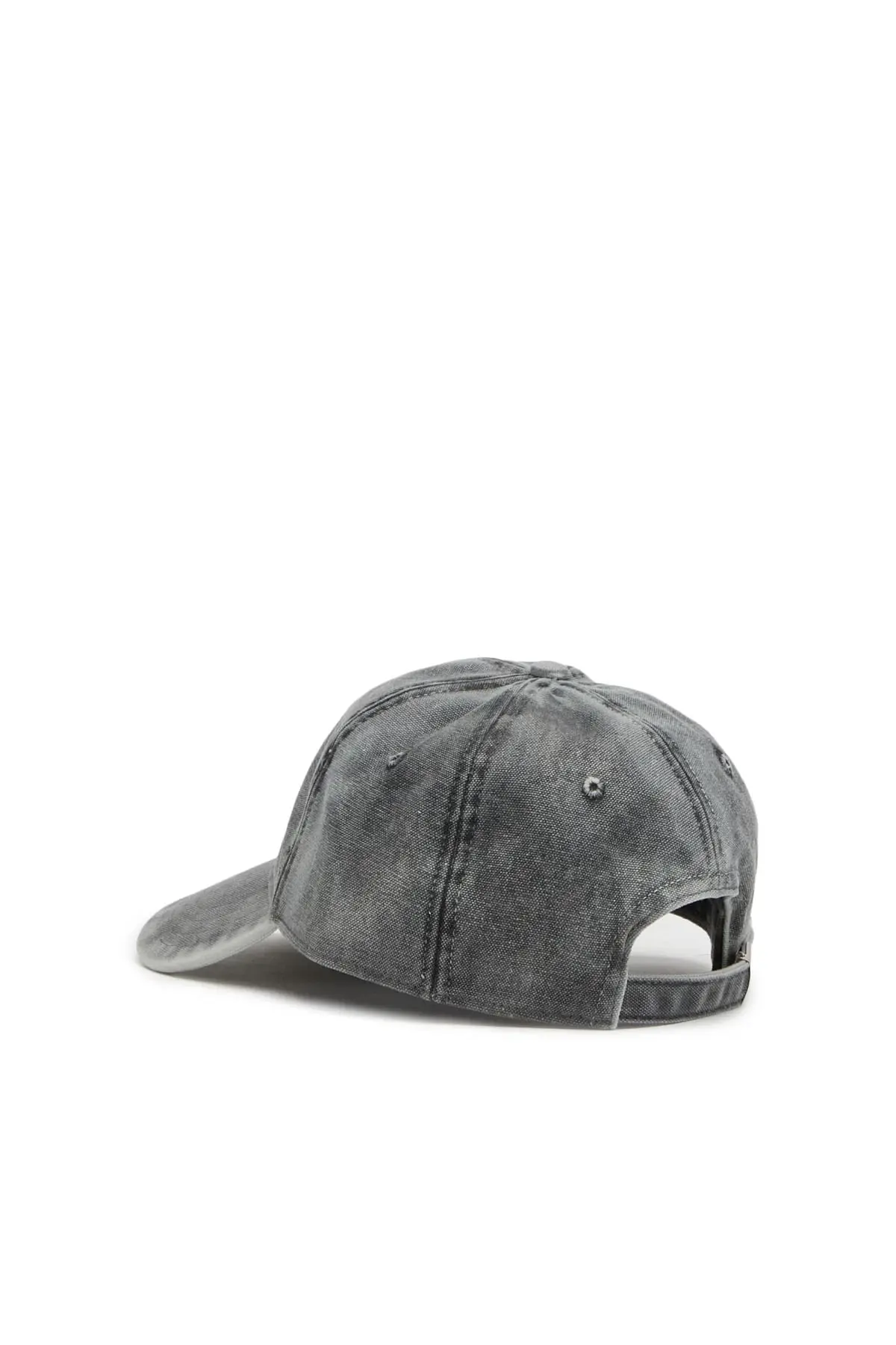 Black Baseball cap in treated canvas